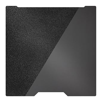 Bambu H2C/A2L Smooth PEI+ Textured PEI Build Plate 335 x 346.5 mm 3D Double-Sided Printing Spring Steel for Bambu Lab H2C A2L Textured Printing Plate Black