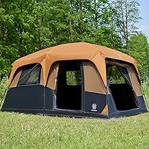 10 Must-Have Best Family Camping Tent With Storage Pockets Reviews - Smart Choices 8 EVER ADVANCED 10 Person Camping Blackout Tent, Mul...