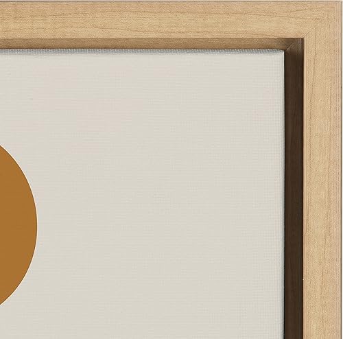 Miniatura 8 de Kate and Laurel Sylvie - Lienzo decorativo de pared con marco de montañas modernas de mediados de siglo, 2 piezas, 23 x 33 pulgadas, natural,