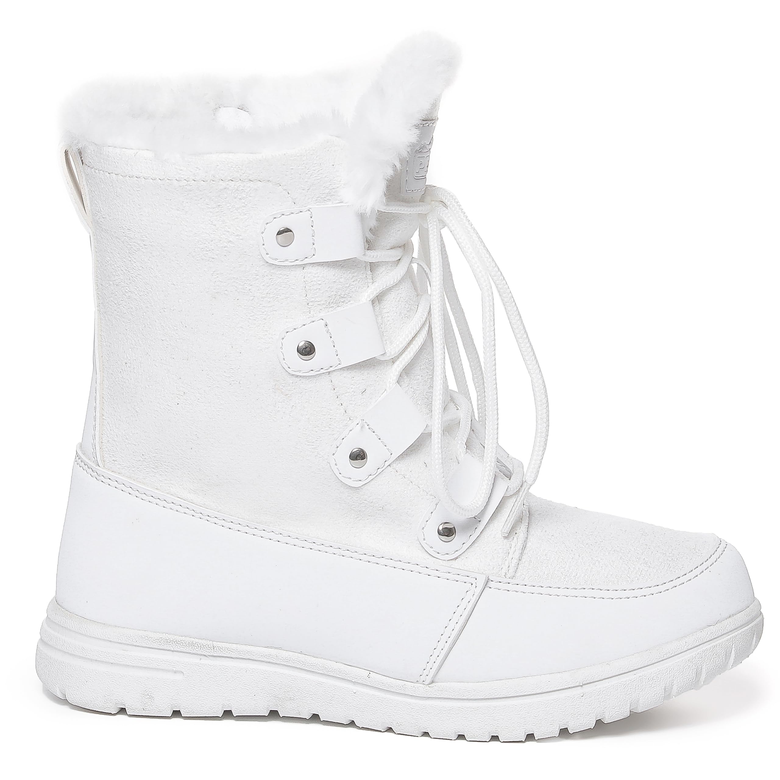 Polar Boot Womens Fleece Lined Snow Winter Waterproof Hiking Durable Ankle Boots - UK10/EU43