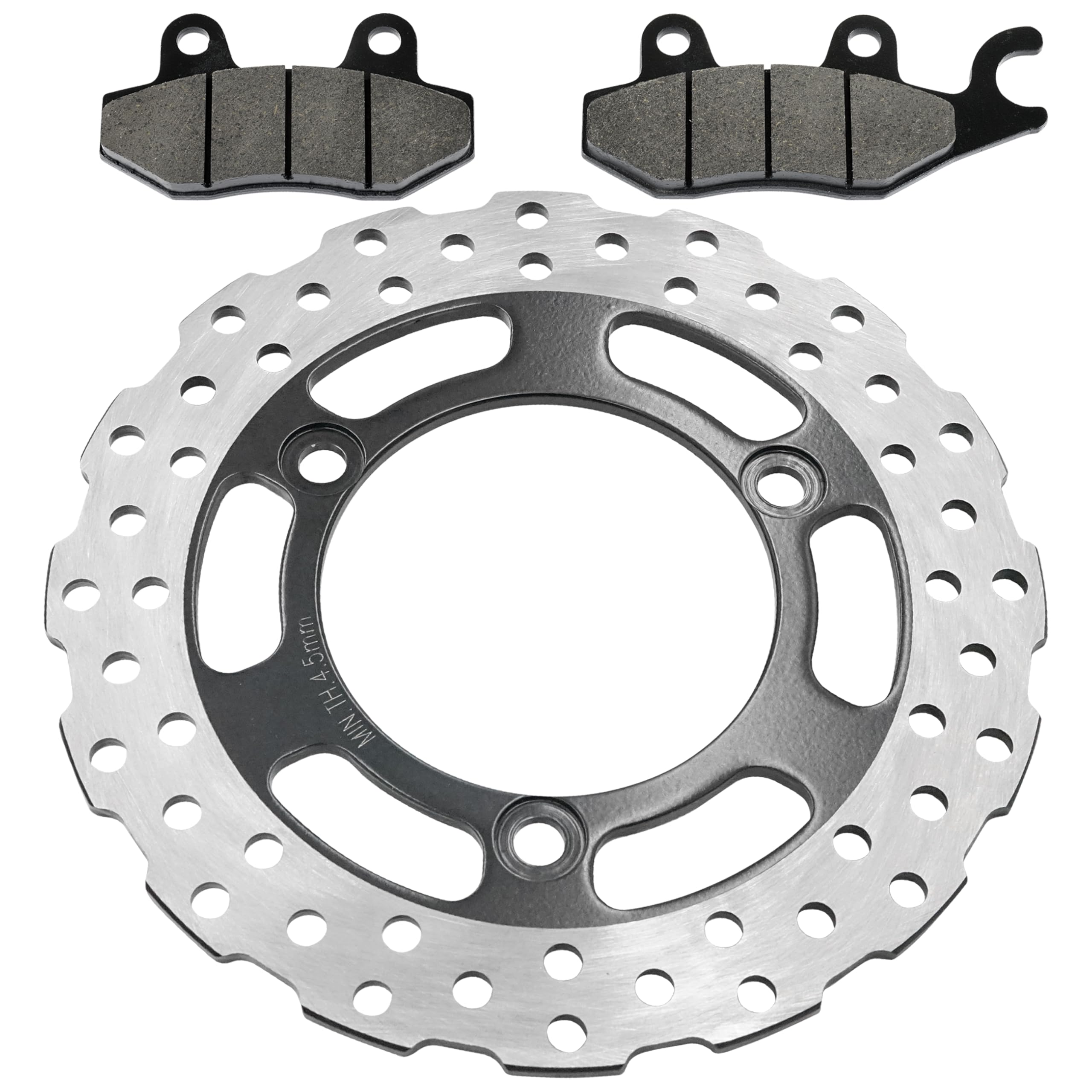 Amazon | Caltric リアブレーキディスクローター ブレーキパッド付き