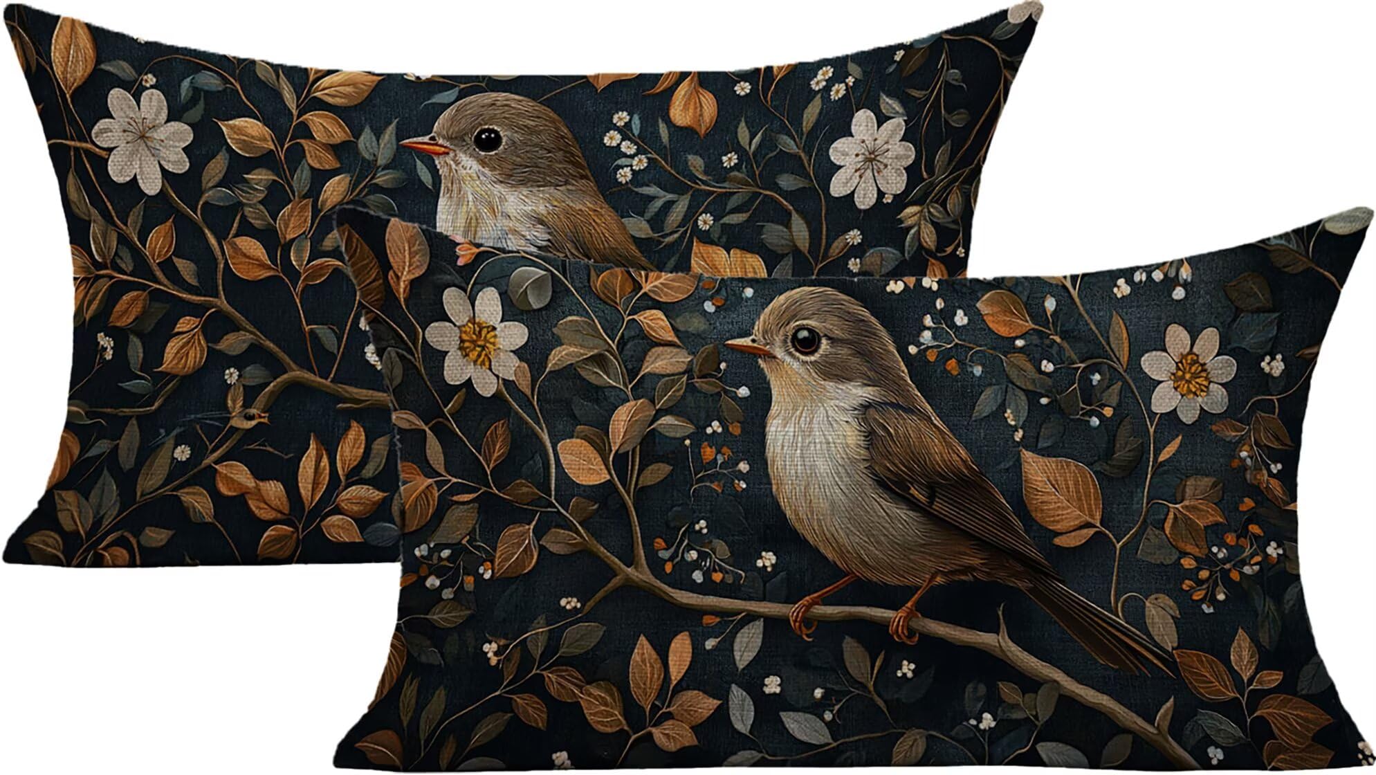 Housse coussin en lin extérieur imperméable bleu Lpfieonn fini les coussins mouillés de jardin