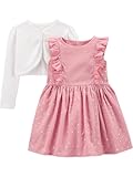Toddlers and Baby Girls&apos; 2-Piece Special Occasion Dress and Cardigan Set
