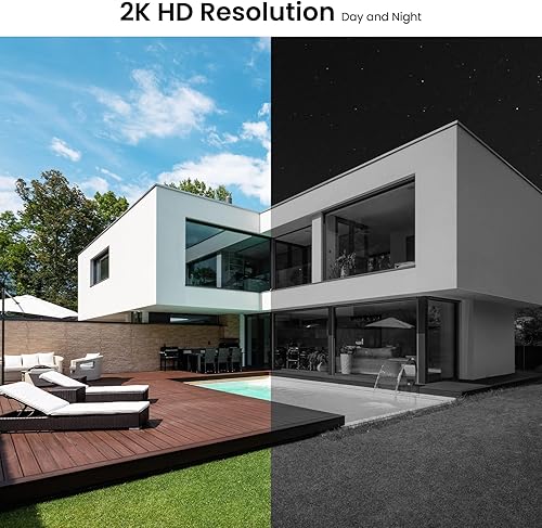 Miniatura 9 de GALAYOU Cámara inalámbrica 2K para exteriores, cámara de seguridad alimentada por batería, detección de movimiento AI, alarma de sirena, cámaras
