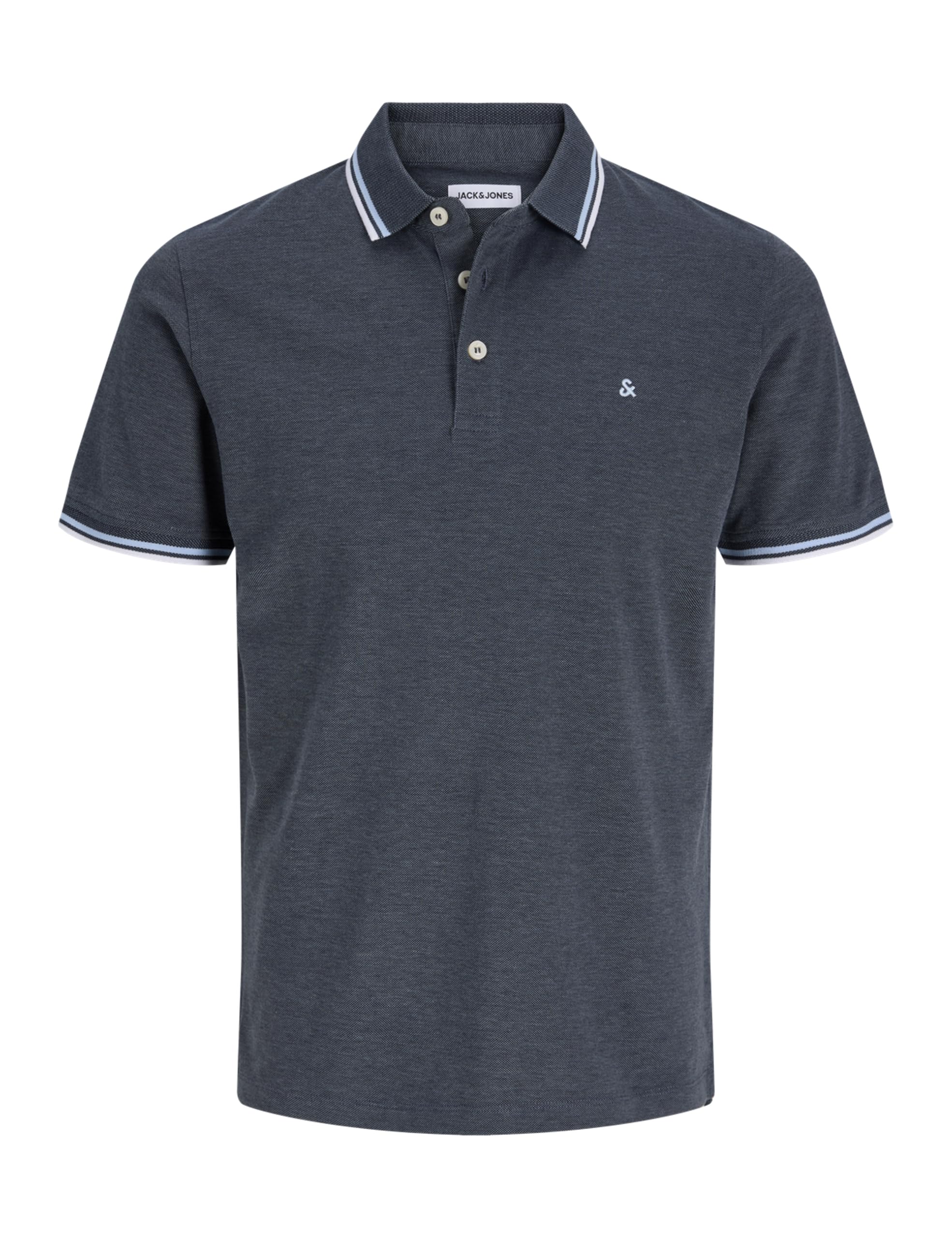 JACK & JONES Male Poloshirt Plus Size Einfarbig Poloshirt