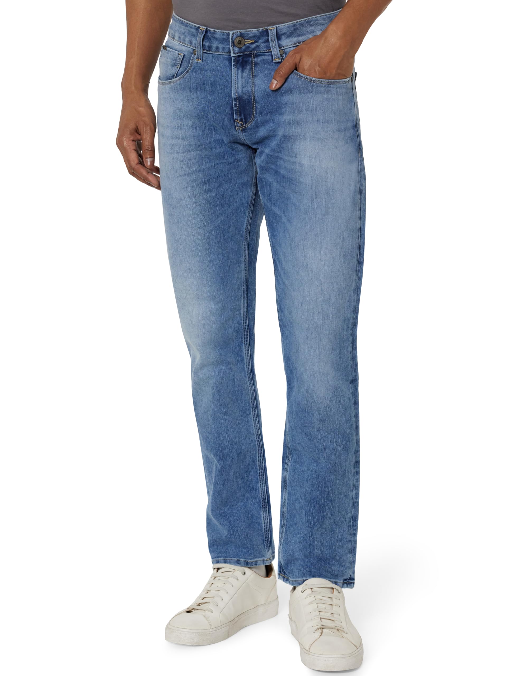 spykar Low Rise Slim Fit Blue Jeans for Men-picture-36