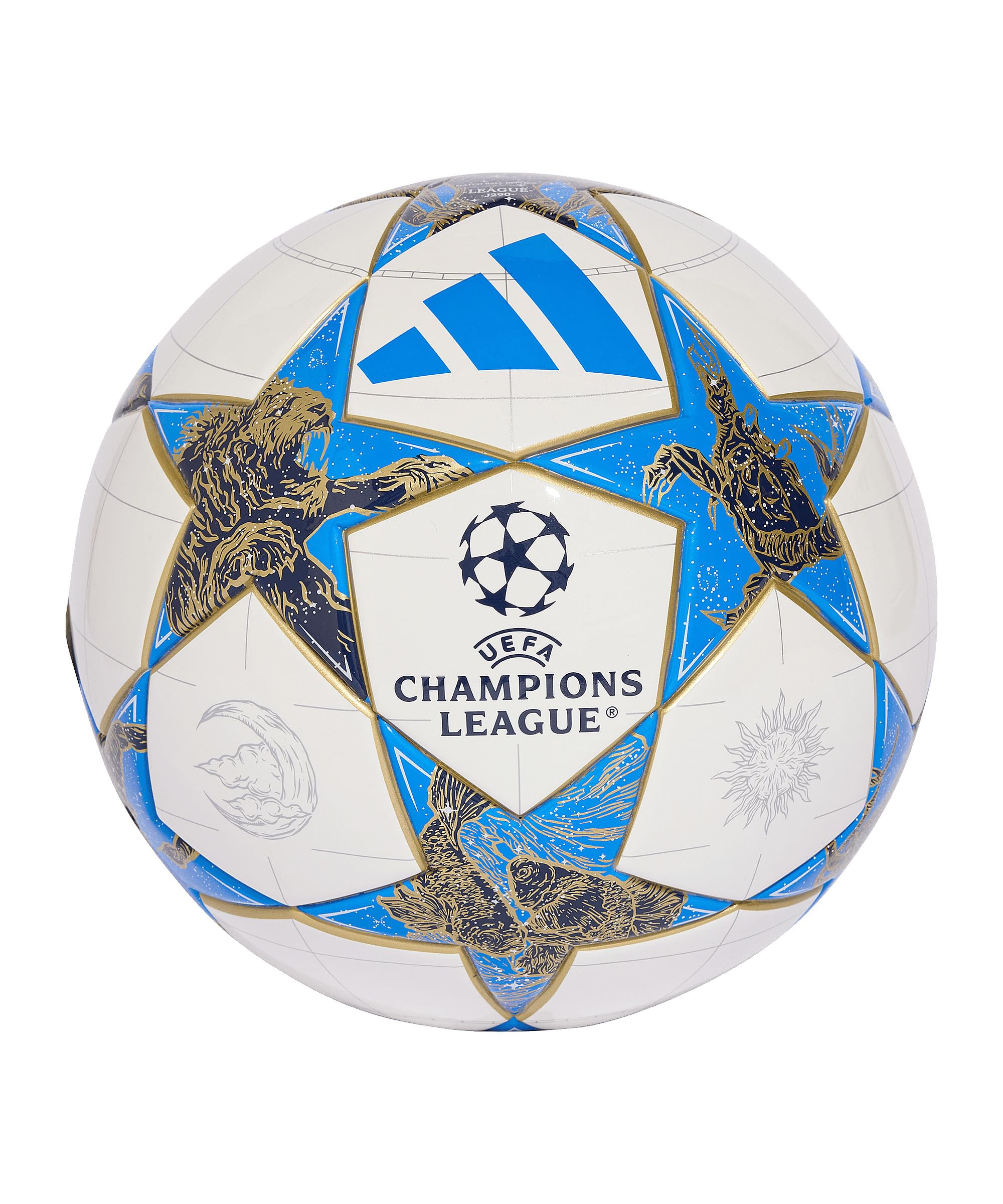 Adidas UEFA Champions League Replica Ball J290 Palla da calcio Bianco 5 EU