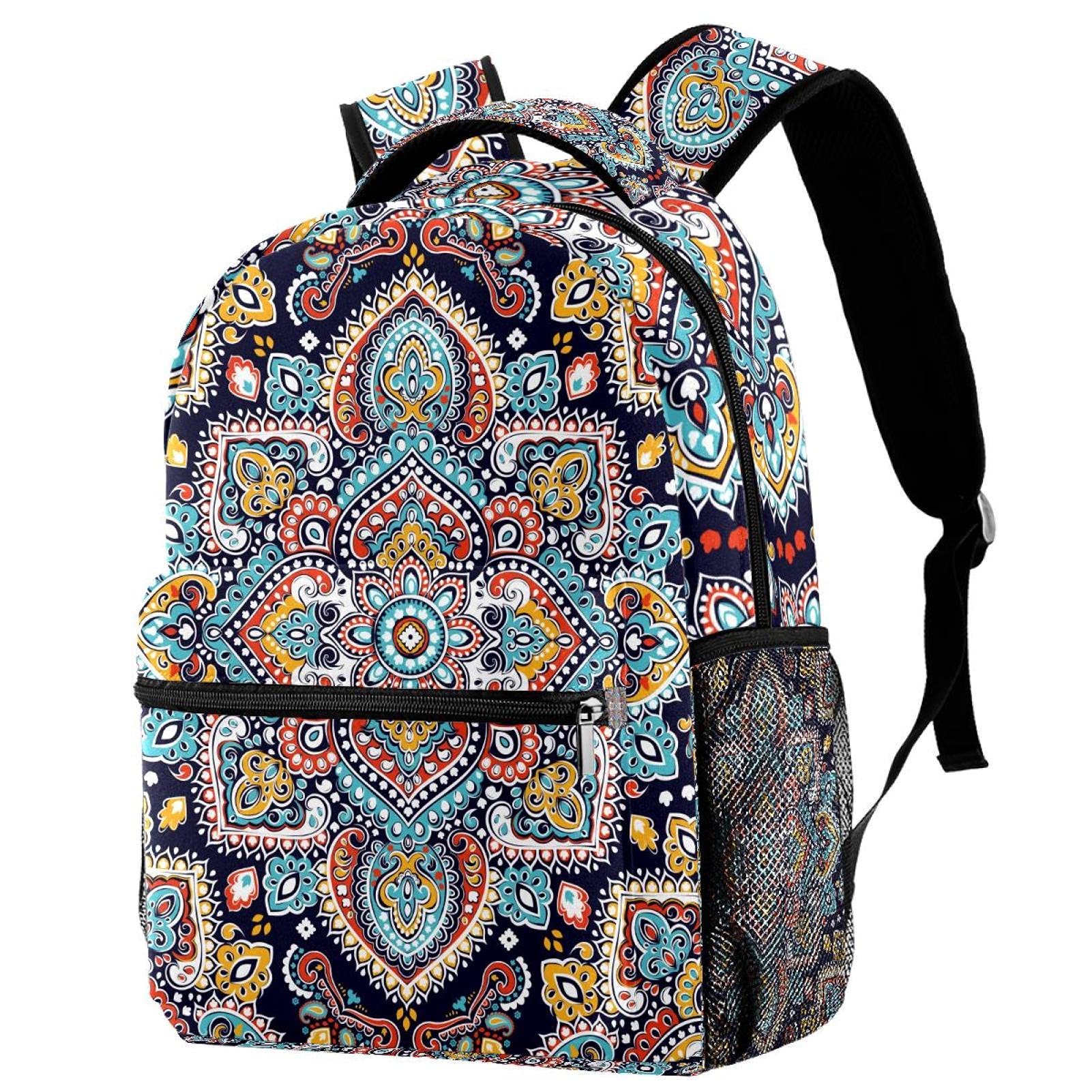 Sac à dos décontracté scène de blé doré grand volume style multicolore - 7