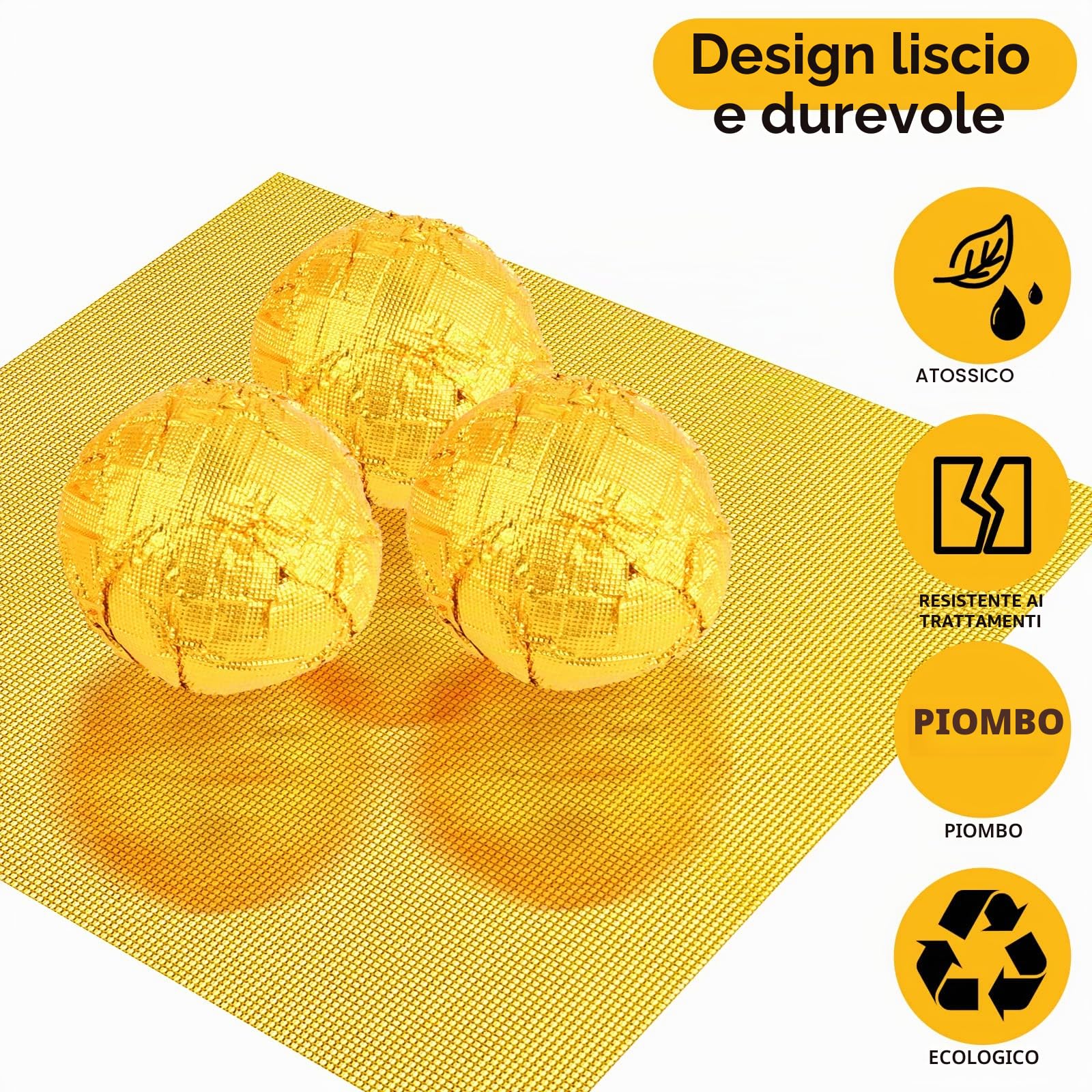 Prasacco 300 fogli di alluminio per caramelle, 10,2 x 10,2 cm, dorati, per confezionare cioccolatini fai da te