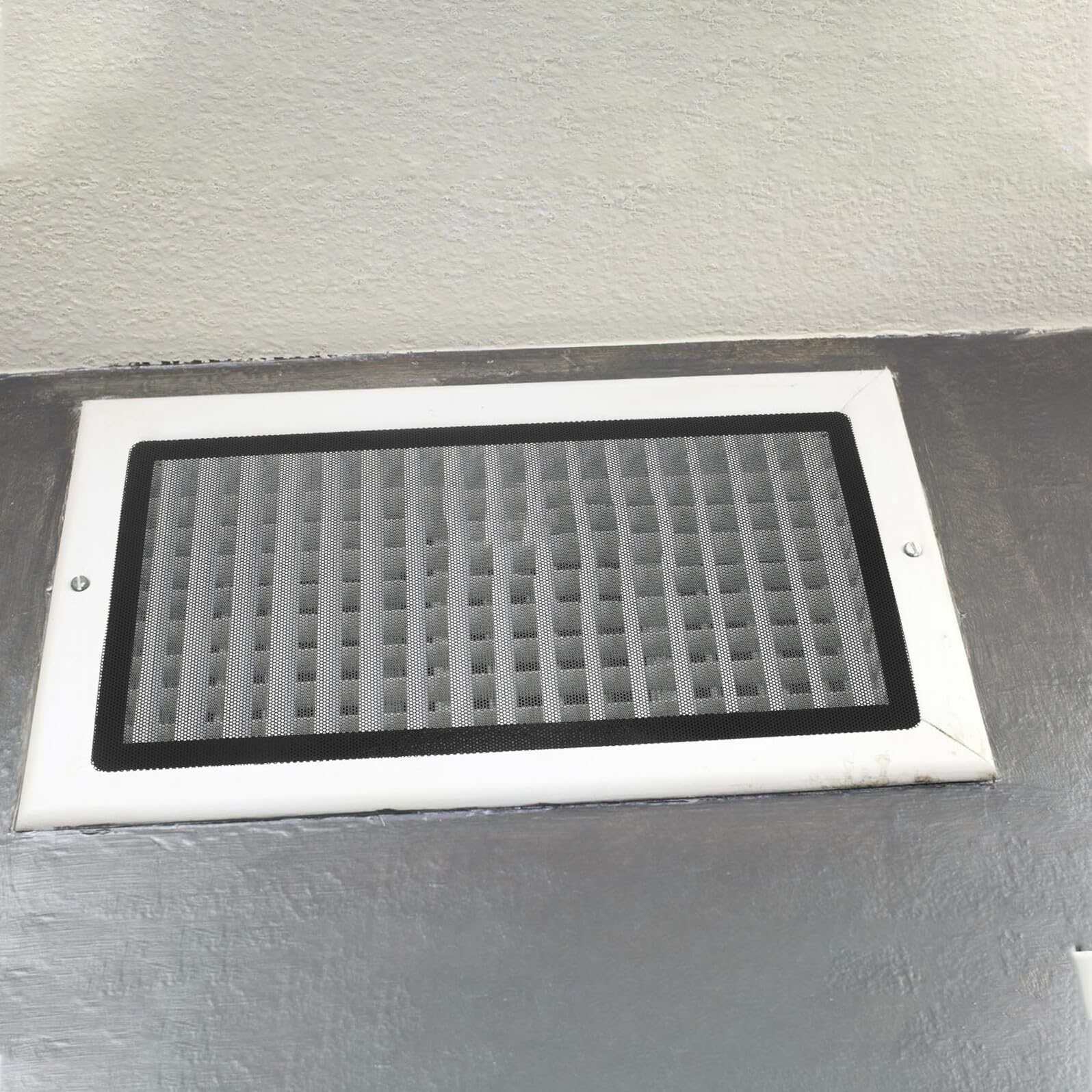 Copertura Magnetica per Bocchette di Ventilazione Rete Pvc Nera 8 Pezzi | Filtro Efficiente, Applicazione Versatile, per Bagno e Bocchette a Soffitto