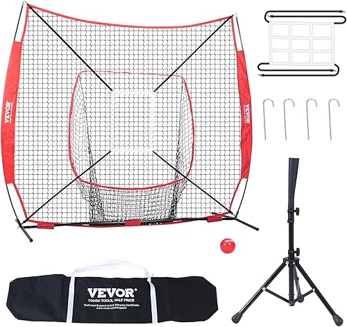 Miniatura 1 de VEVORPortable Baseball Training Net for Hitting