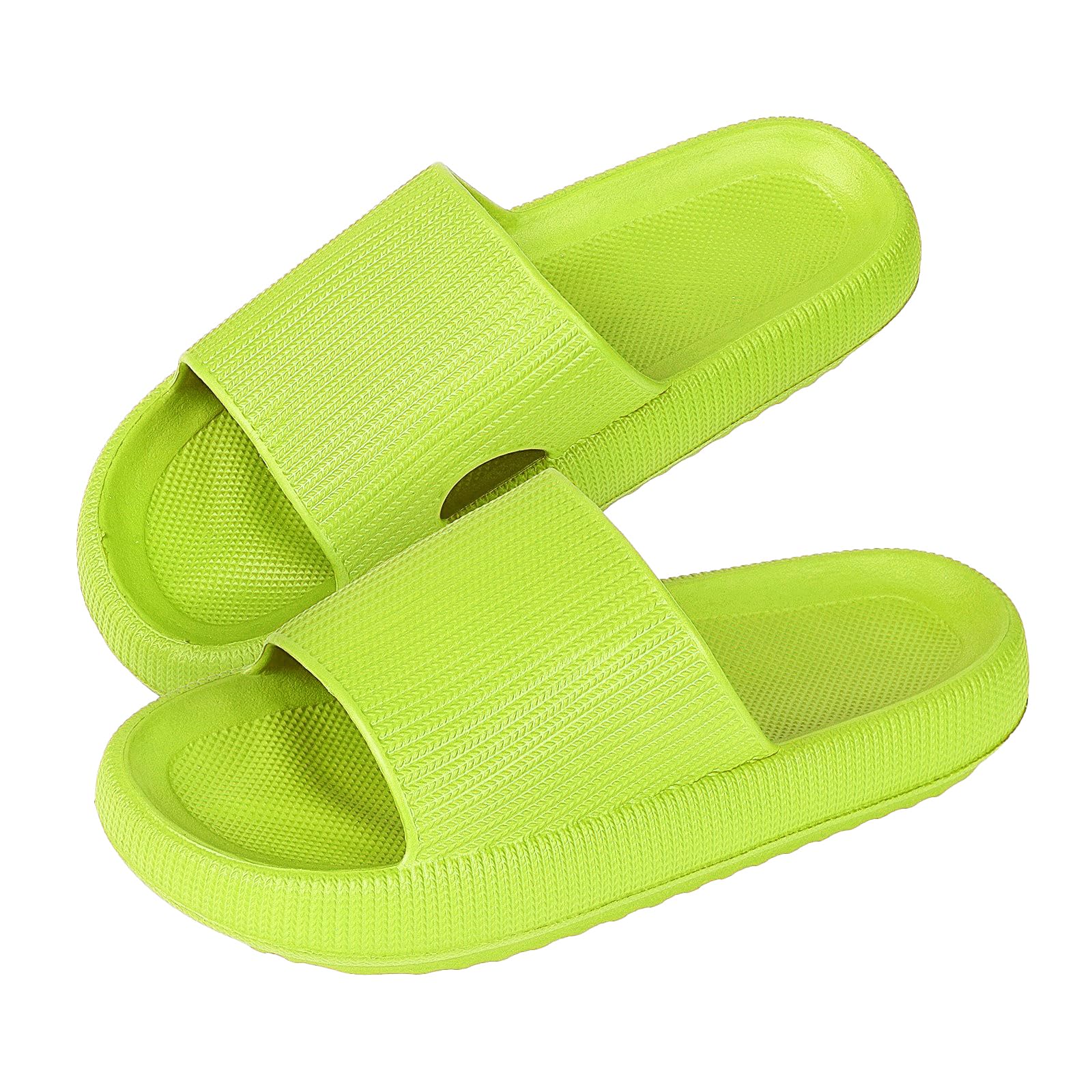 Cloud Sliders Women Men, Non-Slip Cloud Slippers Women Summer, Soft Flip Flops Bathroom Slippers, Pillow Sliders for Pool Shower Beach