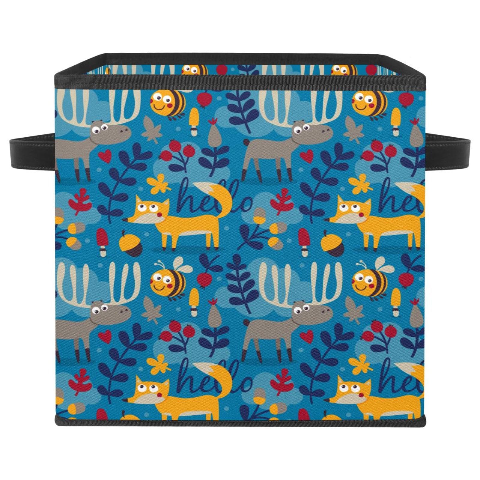 Bac de rangement en tissu pour placard encombré et tri des vêtements