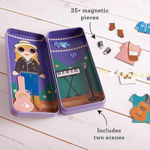 Miniatura 4 de Petit Collage Vestir Magnético, Creador de Música  Tablero de Juego Magnético con Piezas Magnéticas para Mezclar y Combinar, Ideal para Edades 3+