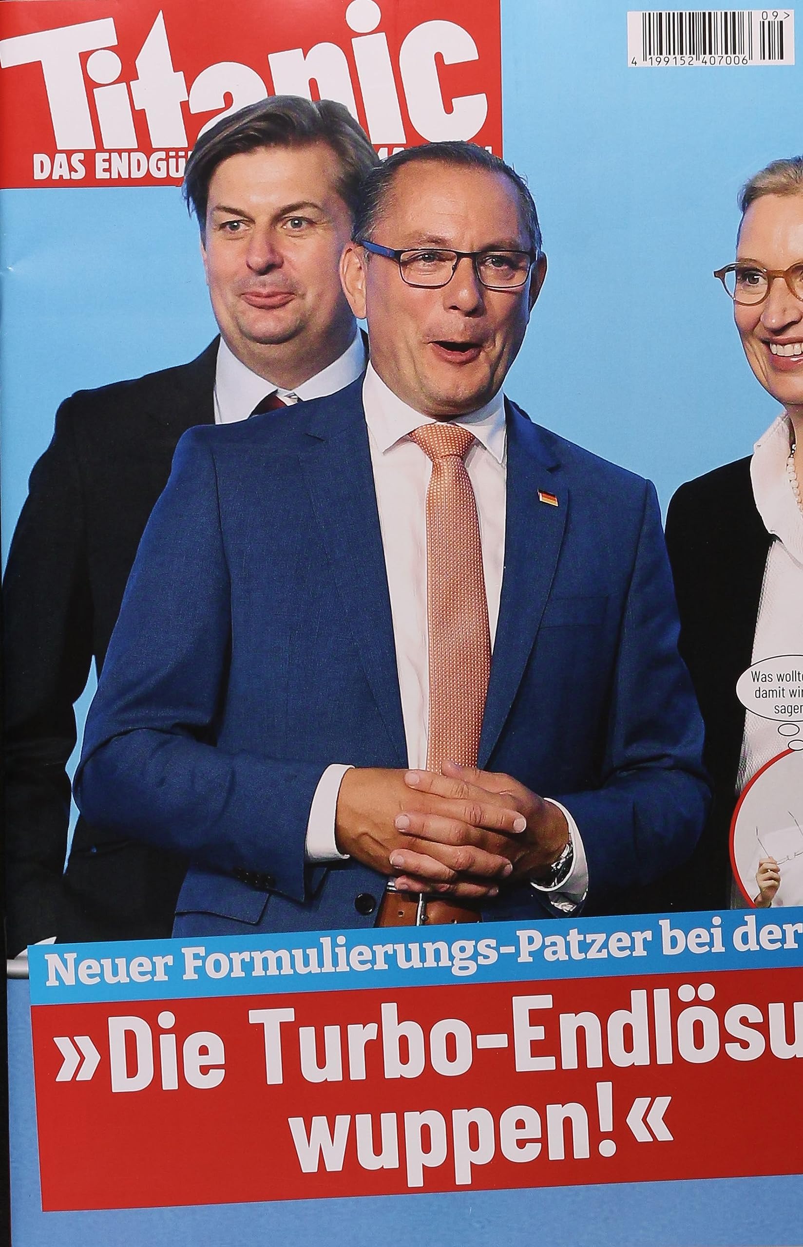 Cover of Titanic, September 2023