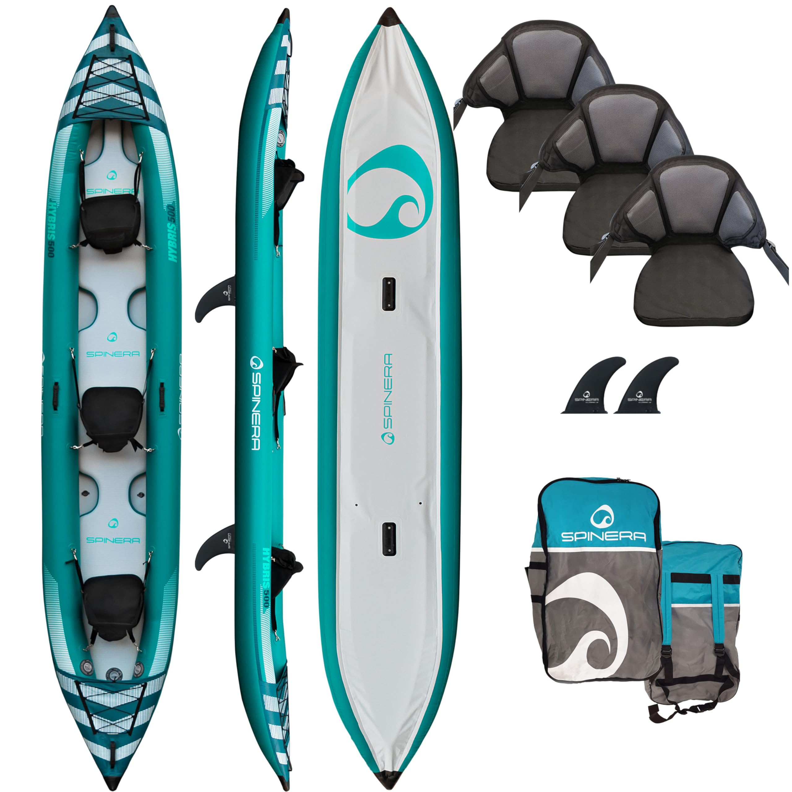 SPINERA HYBRIS 475 Kayak 2025 Teal/White/Grey