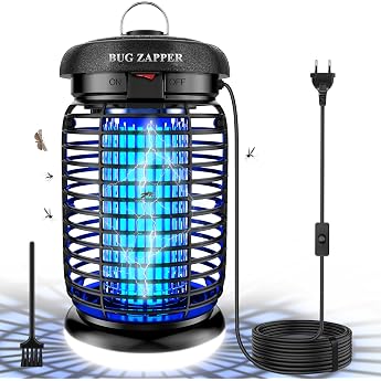 Insect Killer Electric 4200V 3M Cable 15W UV Mosquito Lamp Double light sources non-toxic odourless flame retardant ABS IPX4 waterproof hangable anti-mosquitoes flies moths