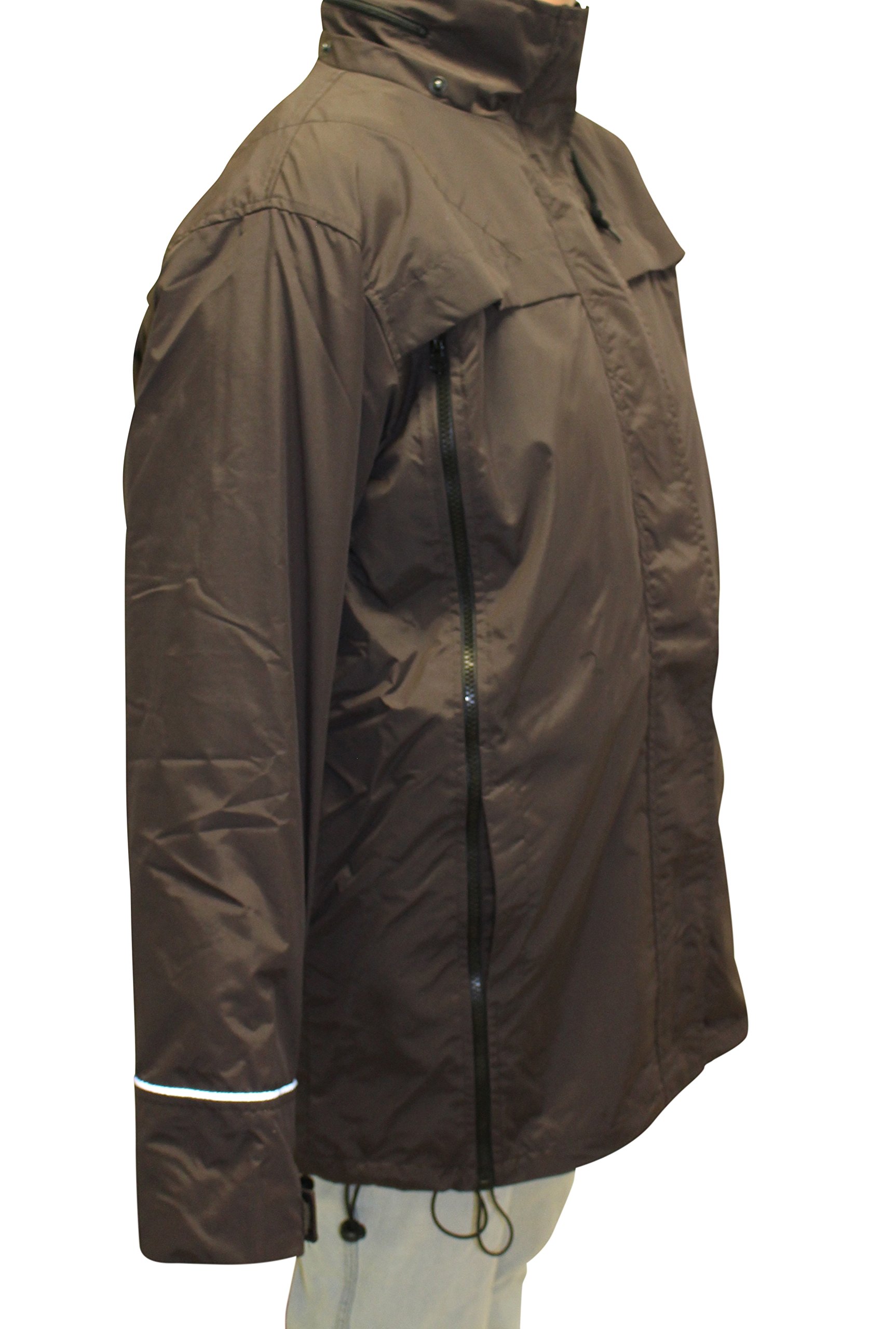 Suse's Kinder Deluxe Babywearing Coat 3 in 1 Jacket for Men and Women (Medium, Dark Brown)