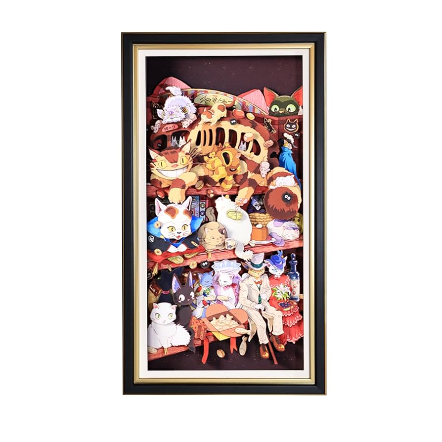 Amazon.co.jp: ArtFun ジブリ用の立体絵 画 グッズ 周辺 立体絵