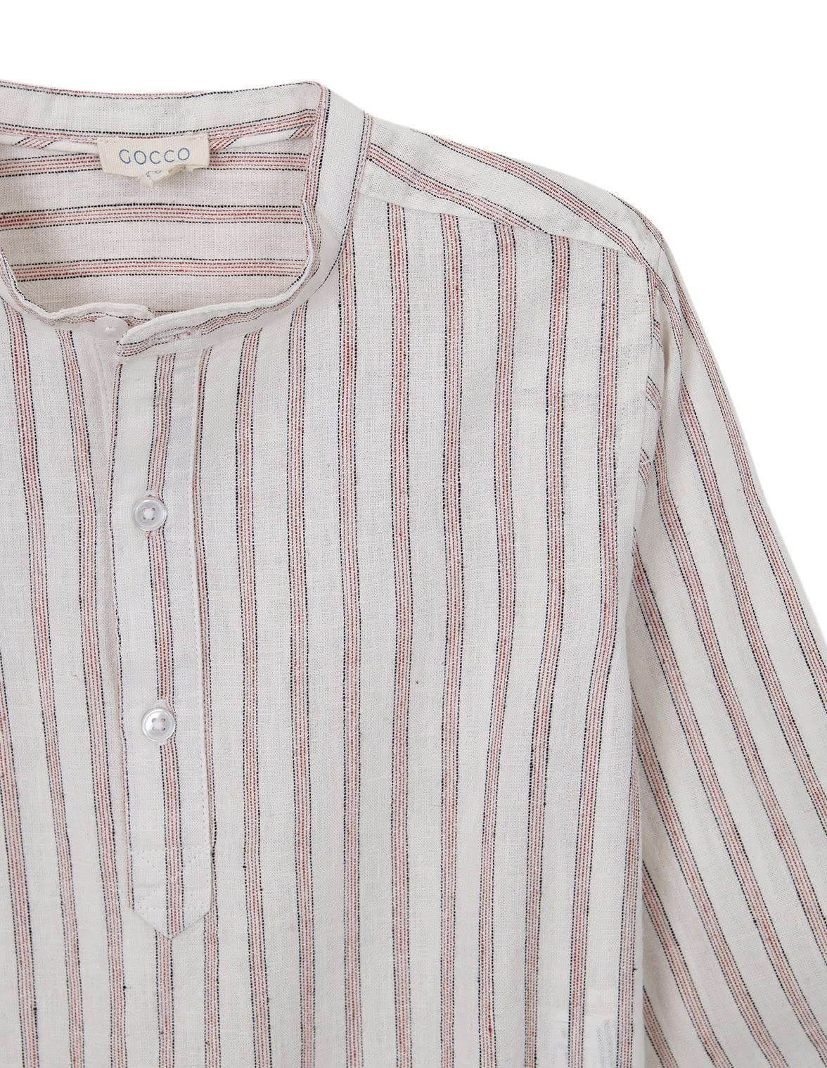 Gocco Camisa Rayas Marsala Niños