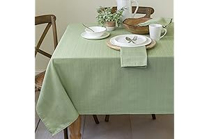 Spring Green Tablecloth: Benson Mills Cameron Textured Fabric