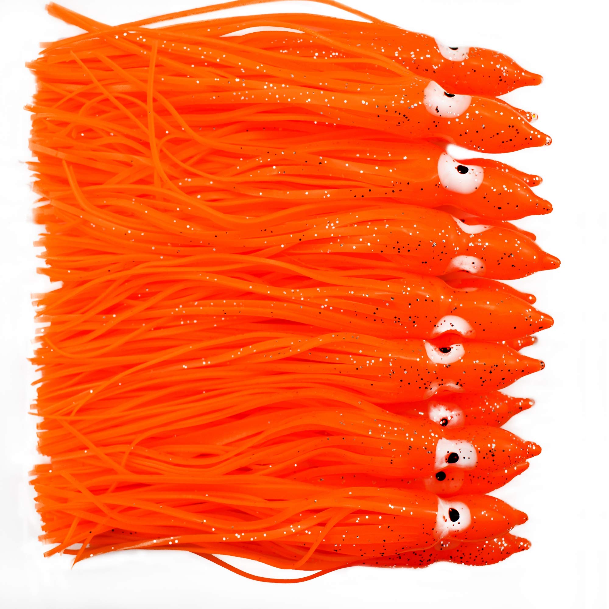 Piscorush Lot de 30 leurres lumineux en plastique souple