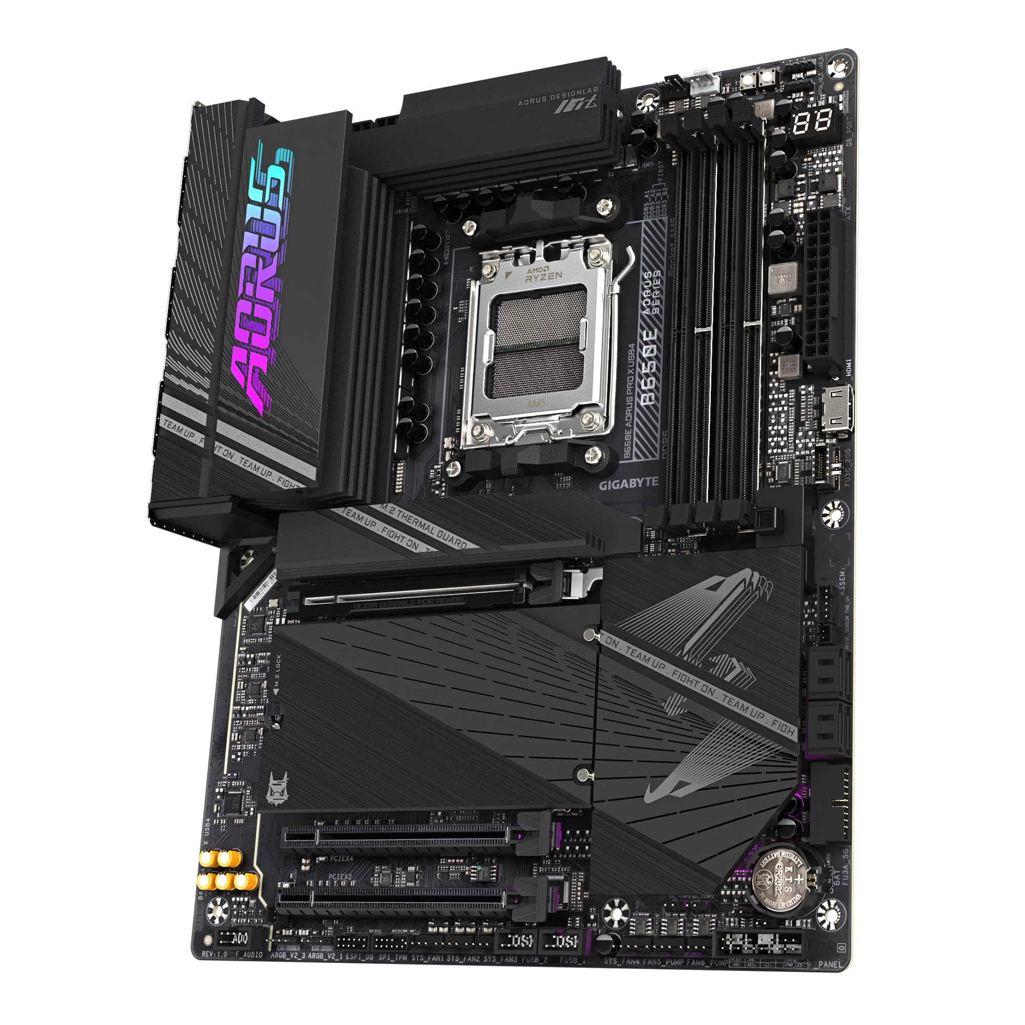 GIGABYTE B650E AORUS PRO X USB4 Motherboard - Supports AMD AM5