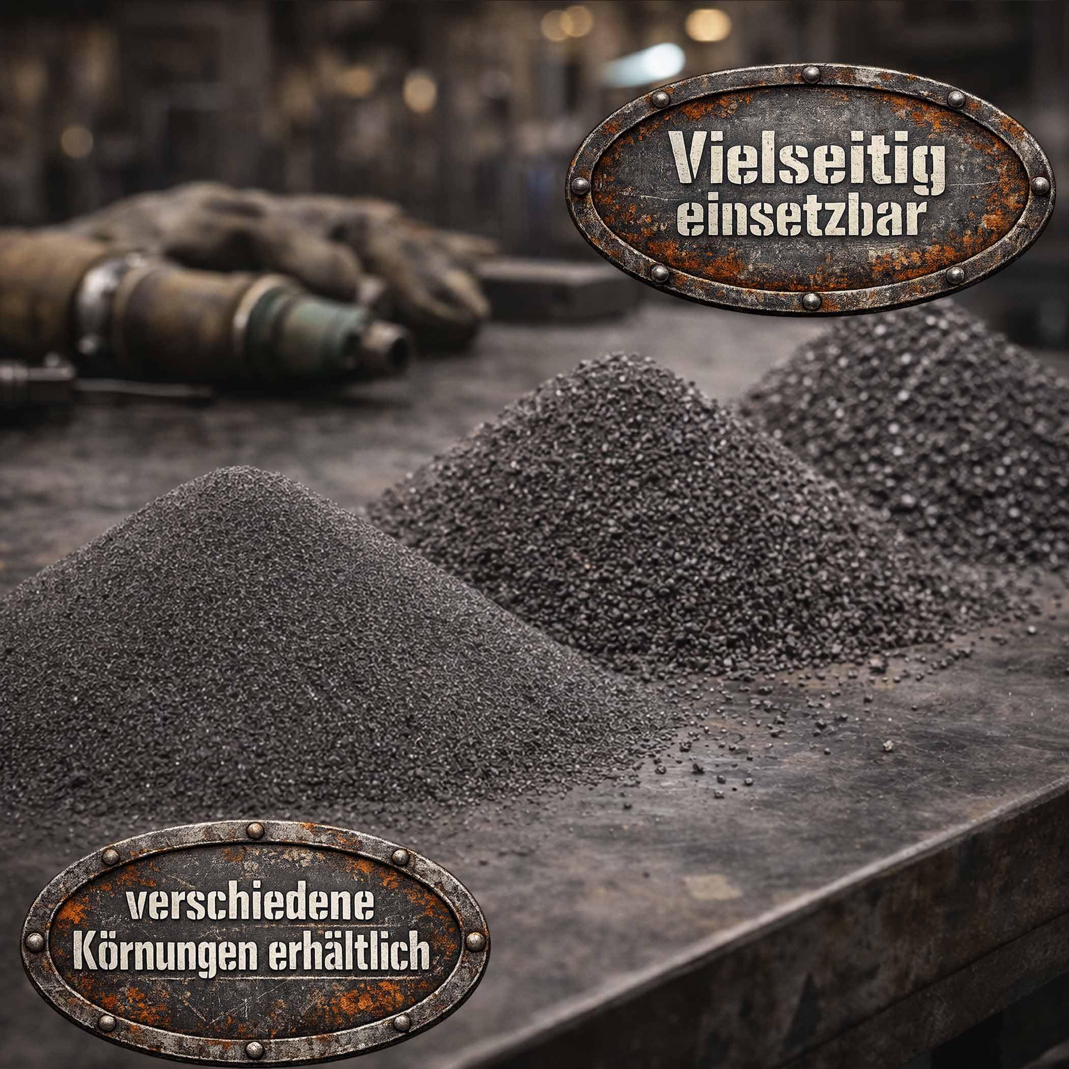 Samore 25 KG Normalkorund FeSi 0,12-0,25 mm Strahlmittel