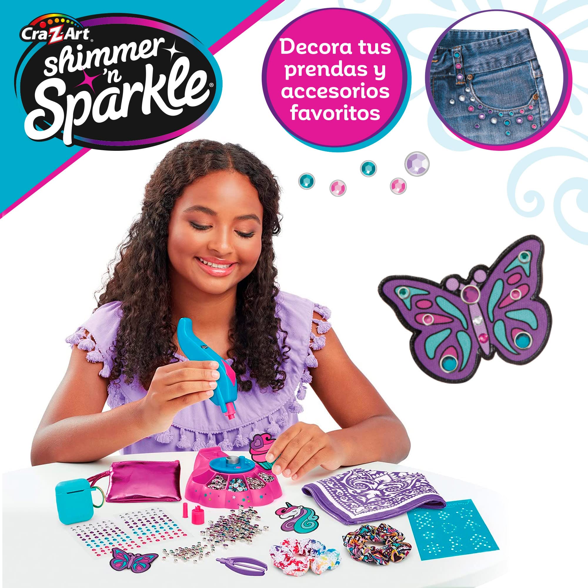 SHIMMER 'N SPARKLE 2 in 1 Jewelry Studio, Multicoloured, Small - Image 3