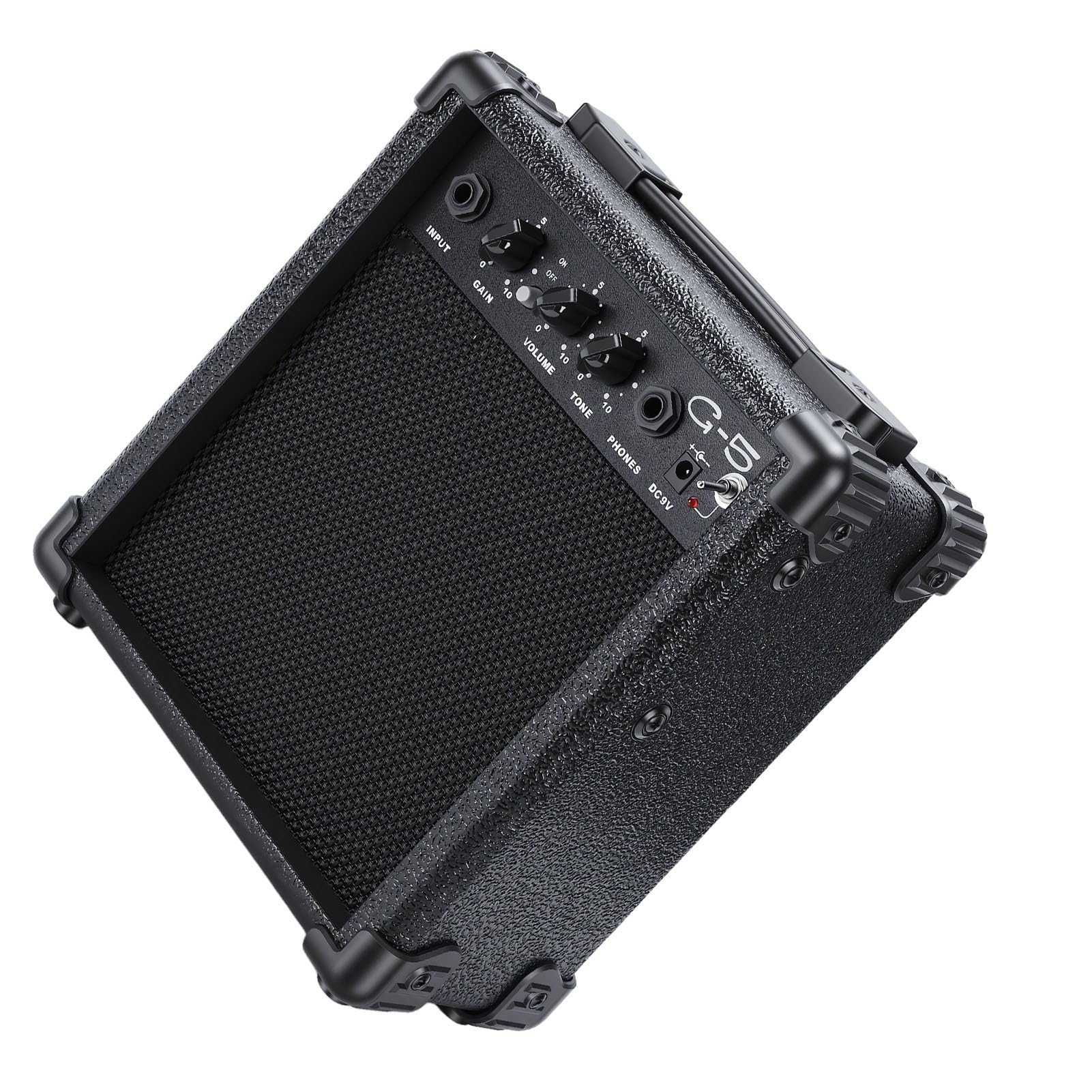 Amplificatore per chitarra elettrica, compatto da 5 W, con Bluetooth e jack per cuffie, per casa, allenamento, viaggi, campeggio