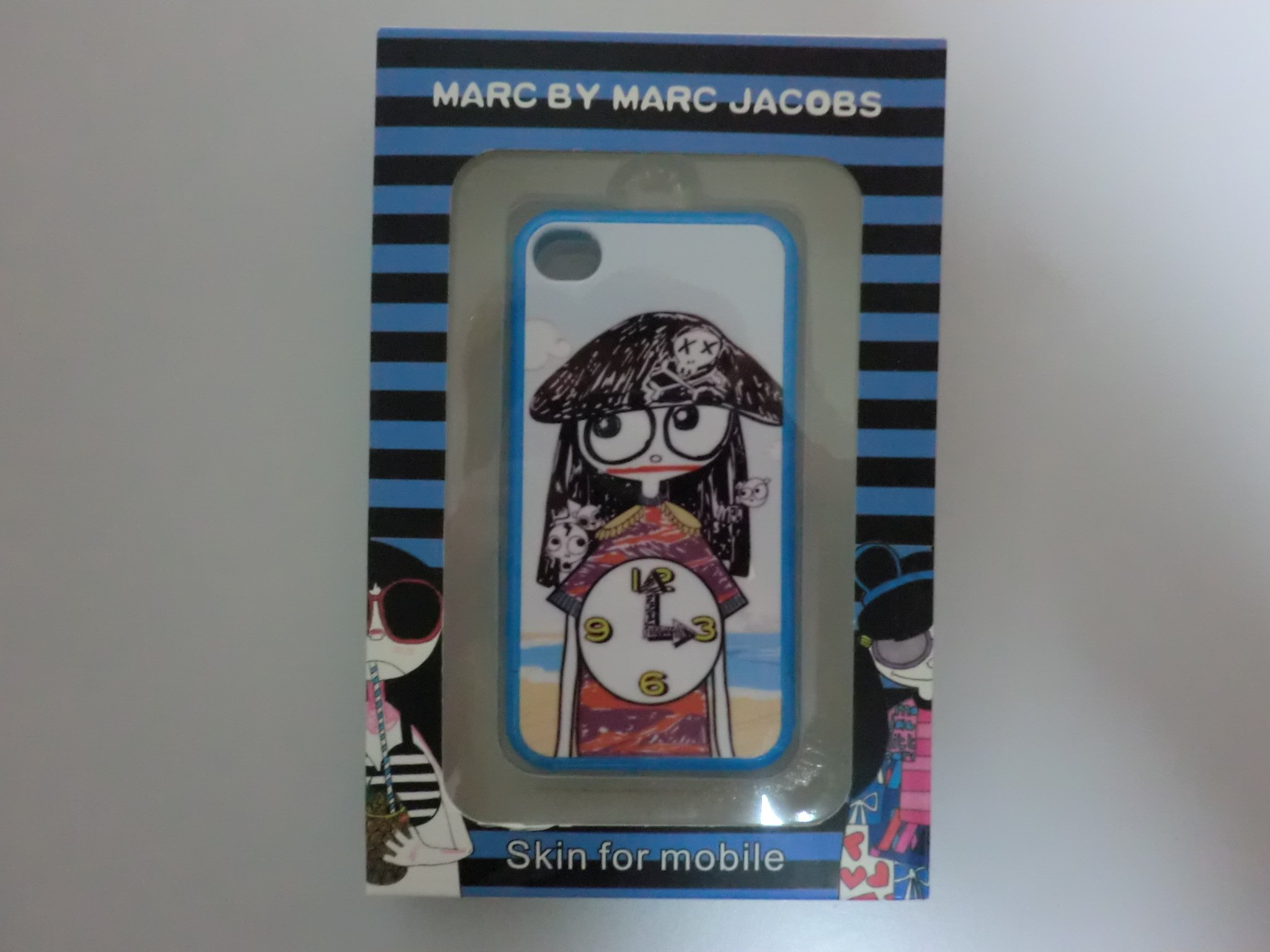 【MARC BY MARC JACOBS】マークバイマークジェイコブス Miss Marc iPhone4 Cover<青色>(G)
