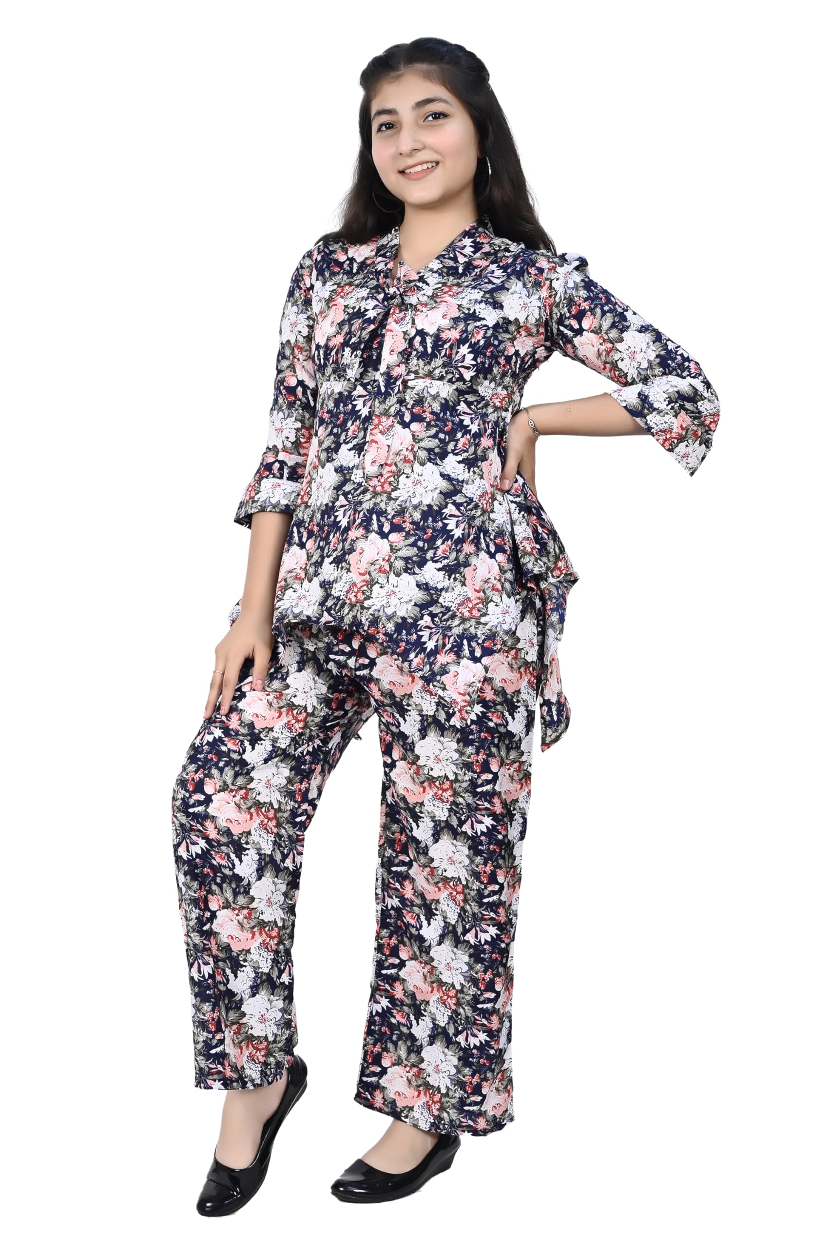 LIME 'N' LEMON Co-Ord Set (Blue, 14-15 Years) 2