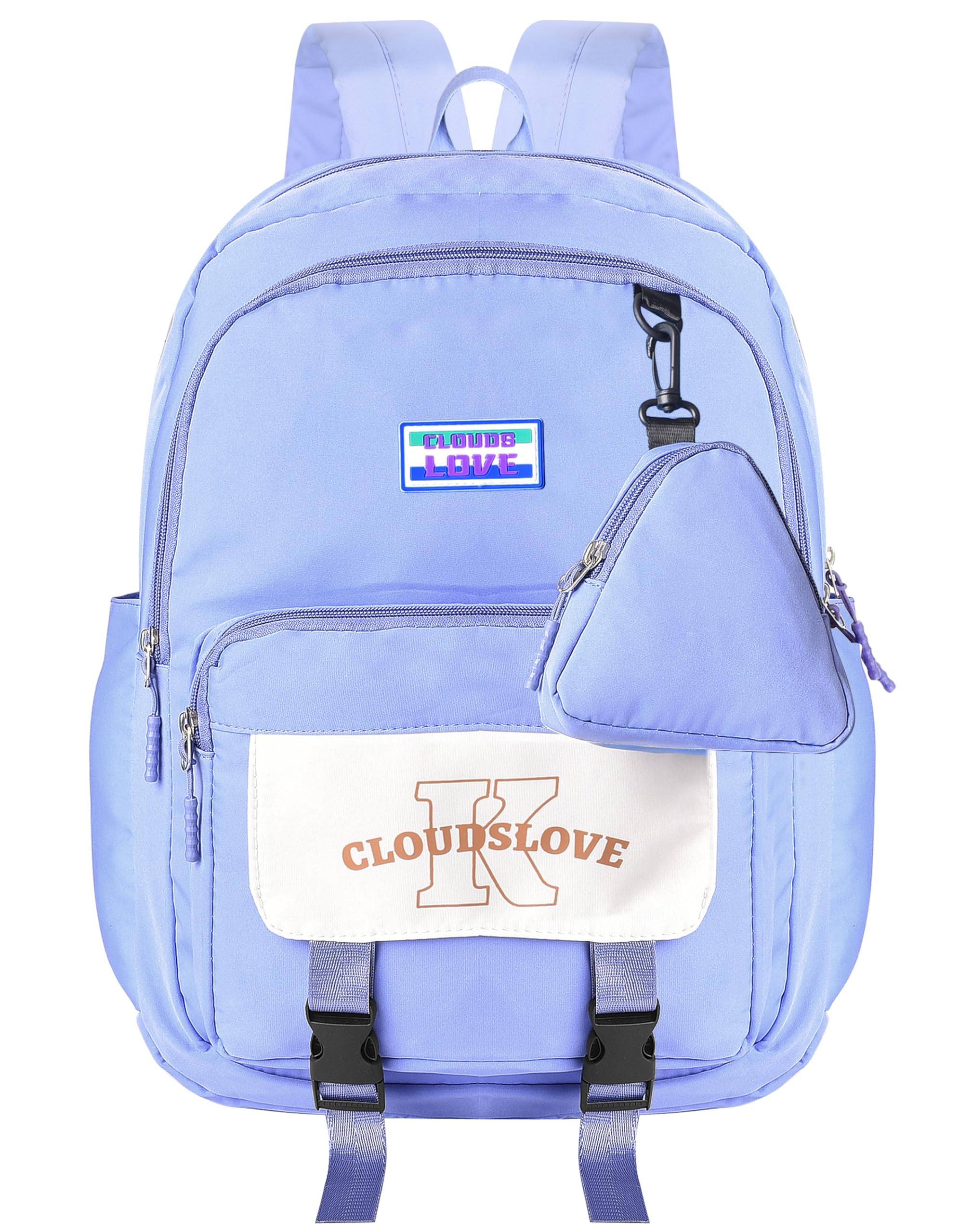 clouds love School Backpacks for Teen Girls - Laptop Backpacks 15.6 Inch College Cute Bookbag Anti Theft Women Casual Daypack(Purple) (B0CY5KBJJ8) Amazon Price History, Amazon Price Tracker