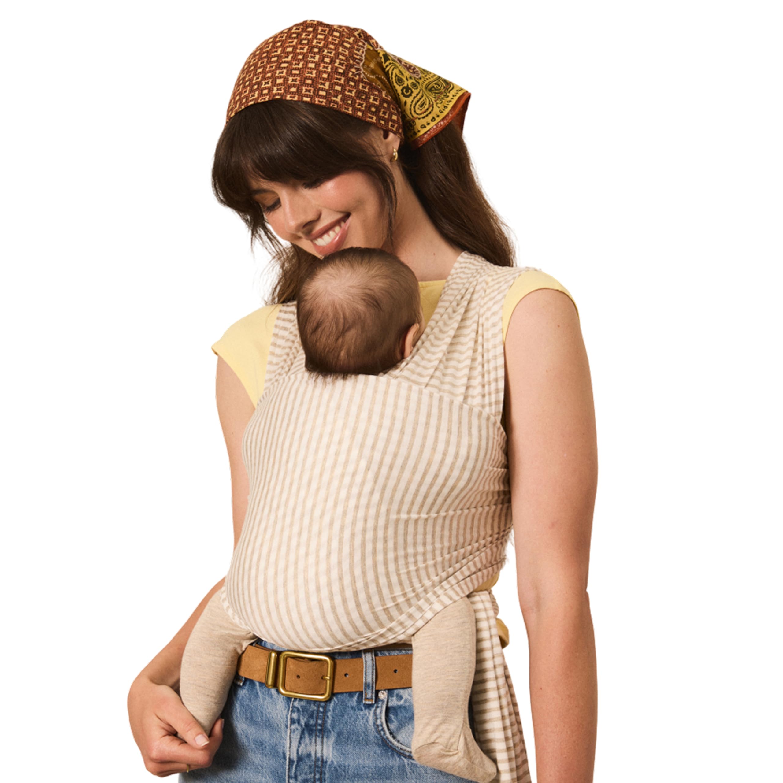 新品Solly Baby Wrap 抱っこ紐　ベージュ Amazon.co.jp: Solly ベビーラップ 新生児から幼児用ベビーキャリア 8