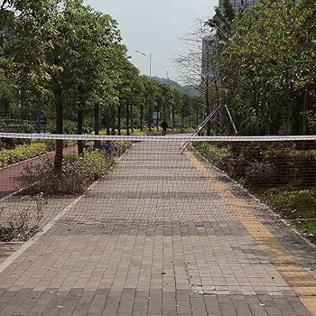 ANGGREK Badminton Net 6.5m Portable Folding Badminton Net Training Mesh