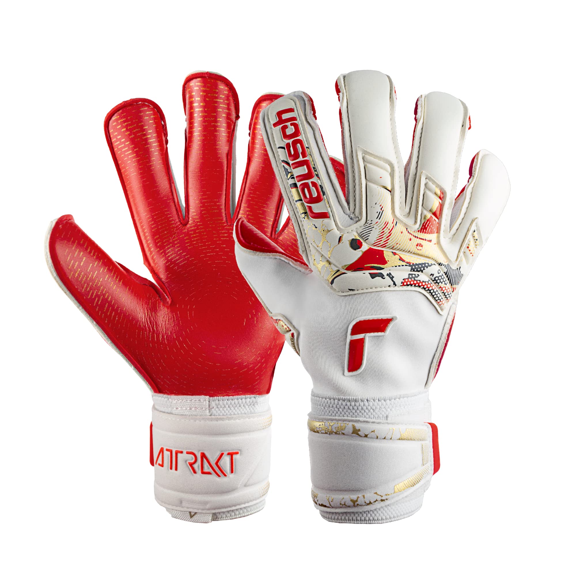 ReuschAttrakt Gold X GluePrint Ortho-Tec Goalkeeper Gloves