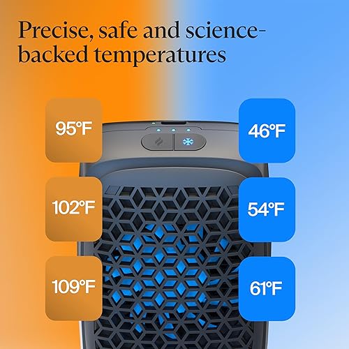 Miniatura 4 de Therabody RecoveryTherm Cube - Terapia instantánea de calor, frío y contraste para aliviar el dolor, dolores y dolores, y recuperación muscular,