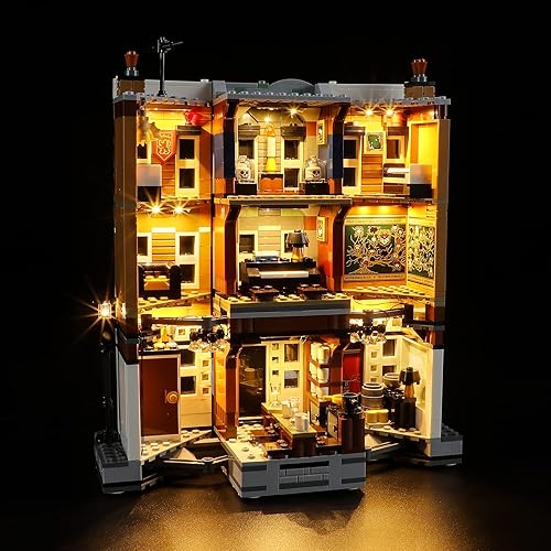 Kit de luces LED compatible con Lego 12 Grimmauld Place - Juego de iluminación para modelo de construcción 76408 (juego de modelos no incluidos)