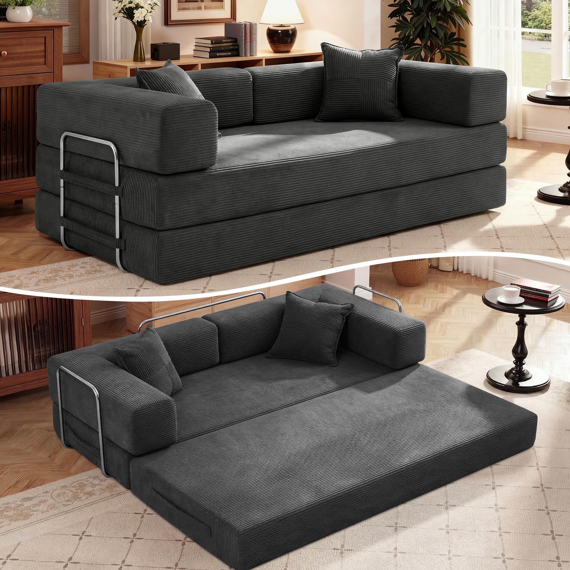 Vipbear 5 in 1 Schlafsofa Bodensofa Bed