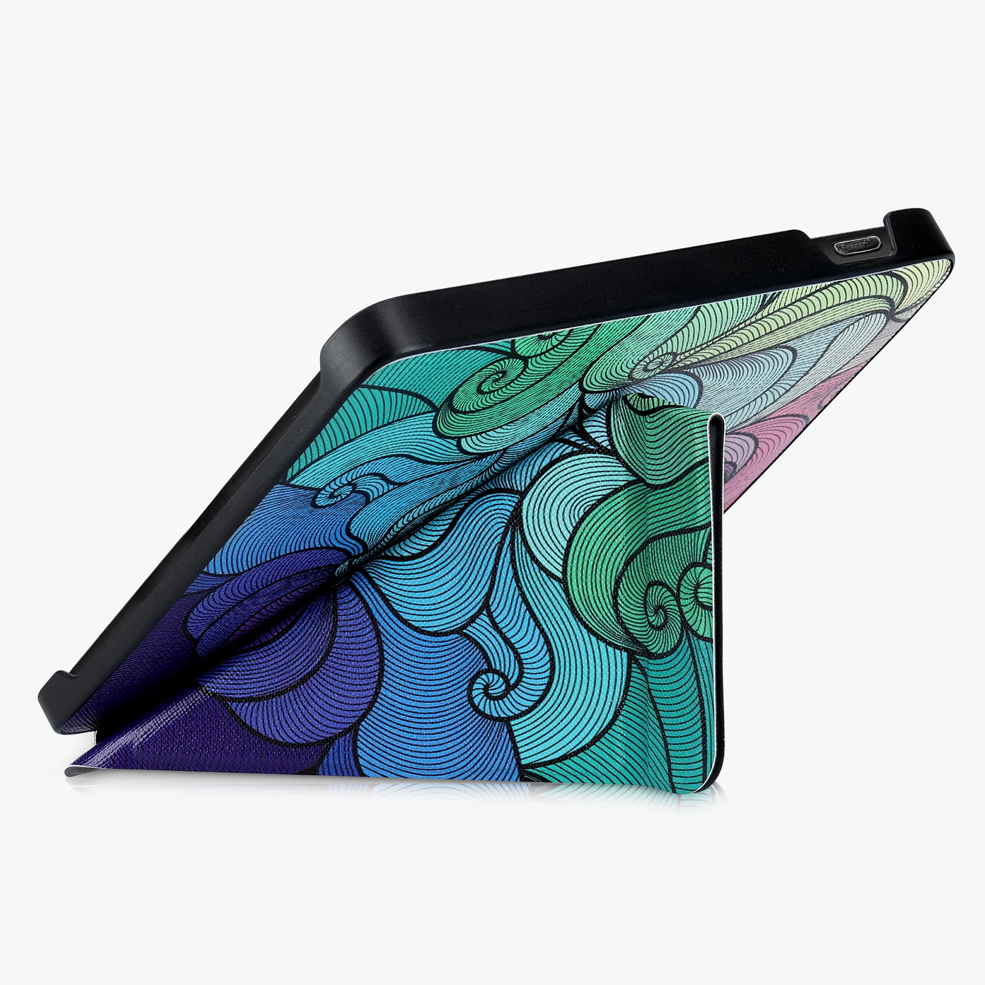 Custodia Per Kobo Libra H2O - Pelle Sintetica, Con Stand E Chiusura Magnetica - Foto 6