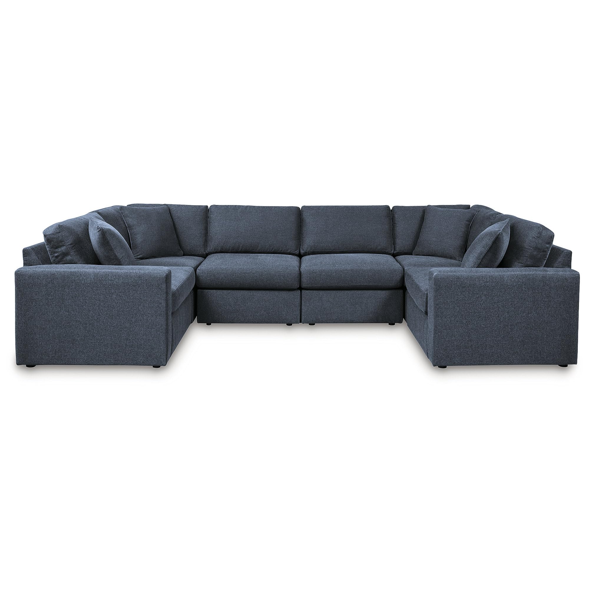 Signature Design by Ashley 6-Piece U-Shaped Modular Sectional Sofa, Ink