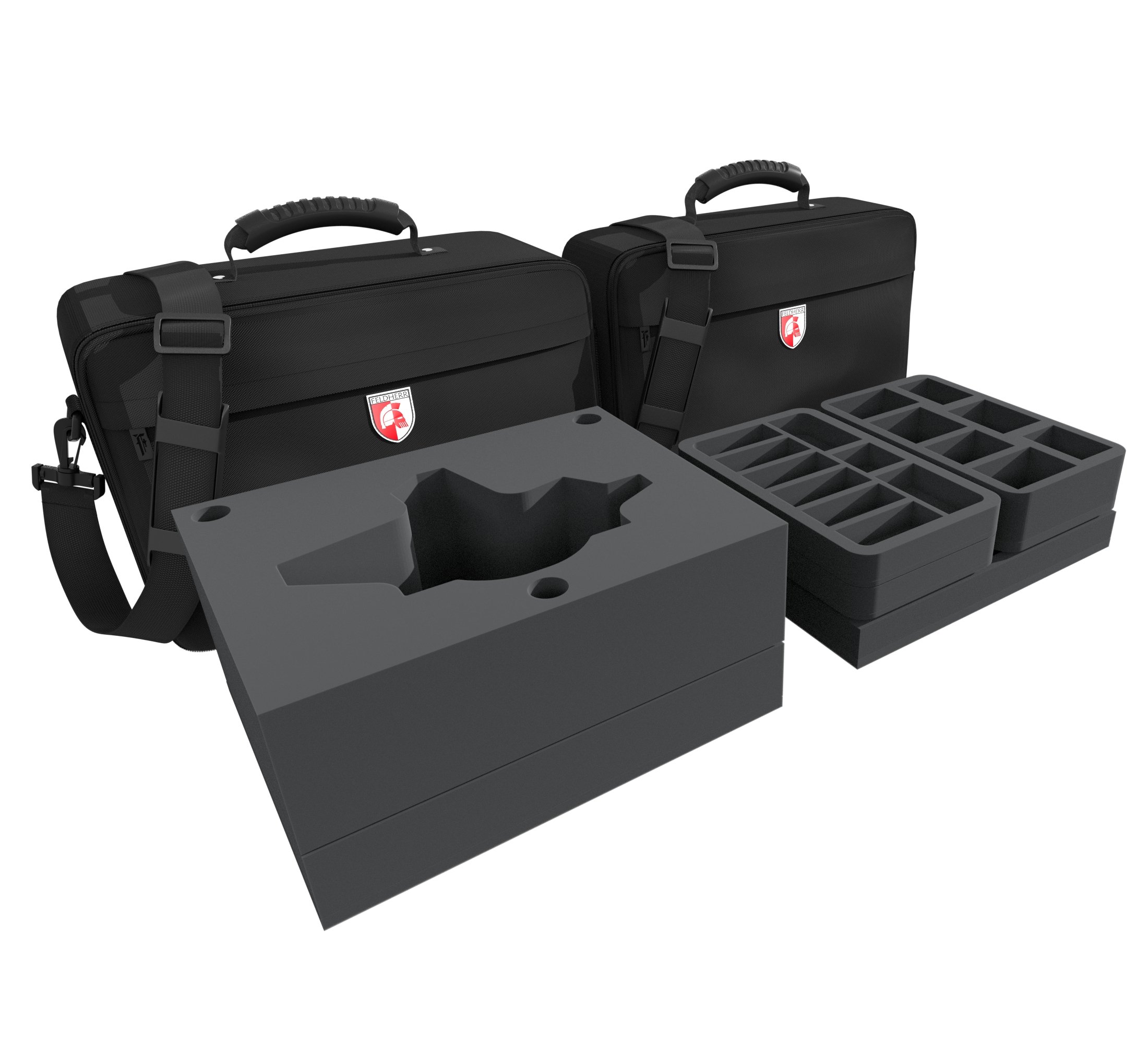 Feldherr Maxi and Medium Value Set Compatible with Kingdom Death Monster - Game Case - Game Accessory - For 56 KDM Miniatures, Phoenix - Age 12+