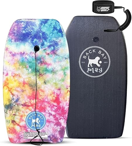 Back Bay Play Bodyboard de 33 pulgadas con correa de muñeca de bobina mejorada