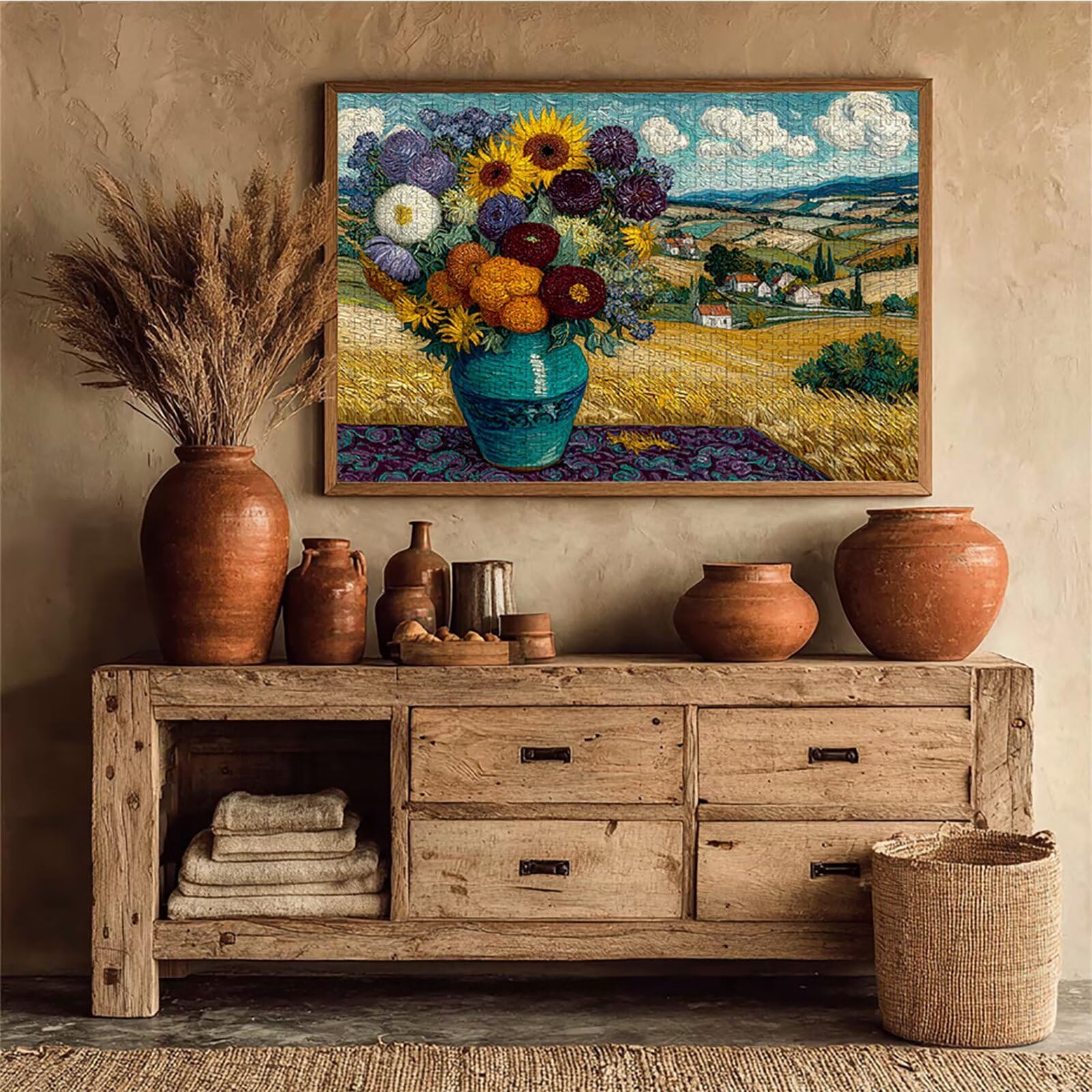 Puzzle 2000 elementów dla dorosłych, drewniane puzzle, 99 x 70 cm, dla mężczyzn, kobiet, starszych seniorów, części ściśle do siebie pasują, dekompresja, dekoracja ścienna, prezenty dla nastolatków