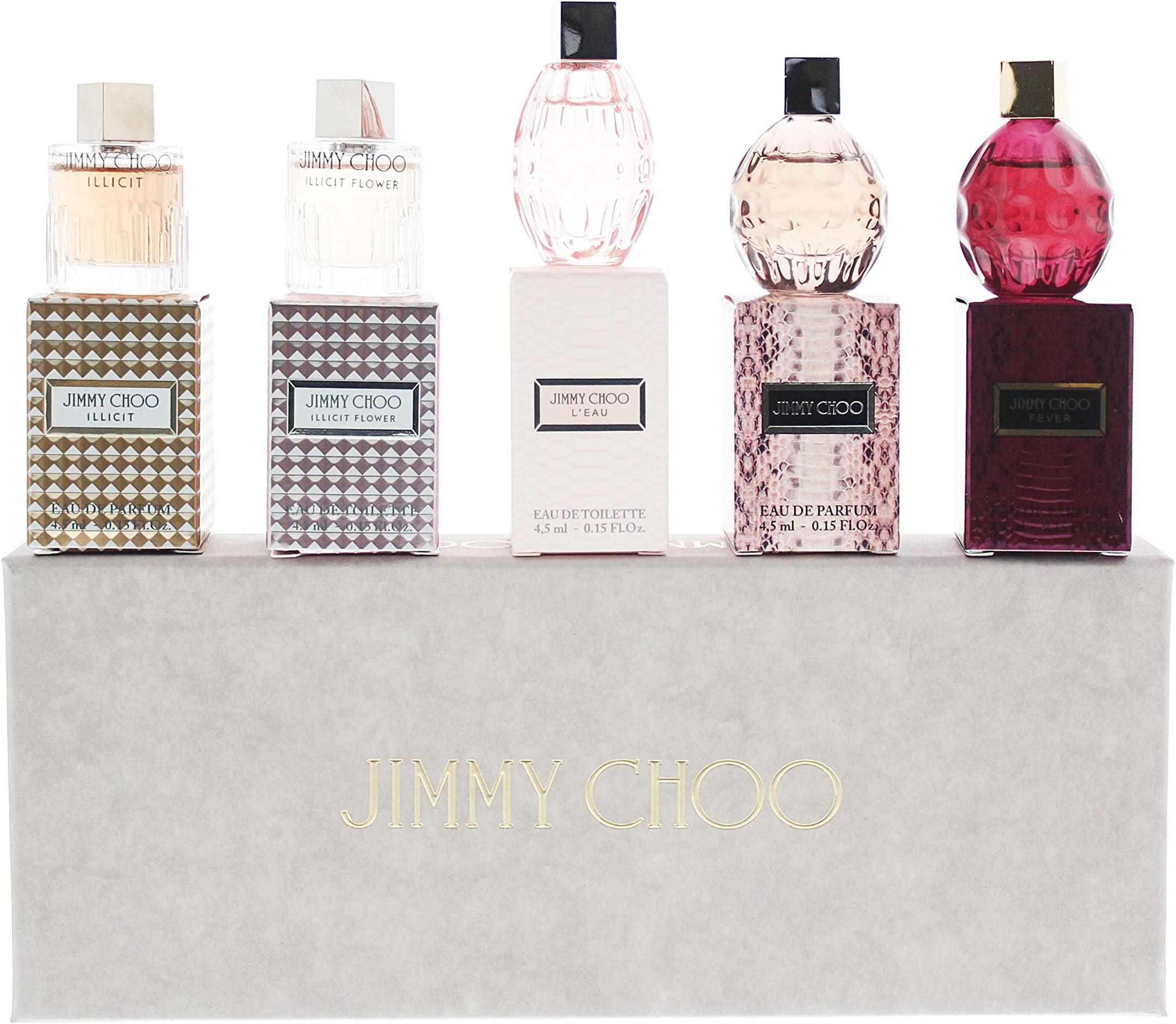 Jimmy Choo Miniatures Collection Women's Gift Set - 5 x 4.5ml