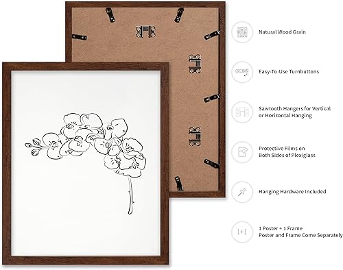 Miniatura 204 de Poster Master Póster de peonías – Estampado de flores retro – Ilustración floral – Ilustración en blanco y negro – Diseño de línea y abstracto –