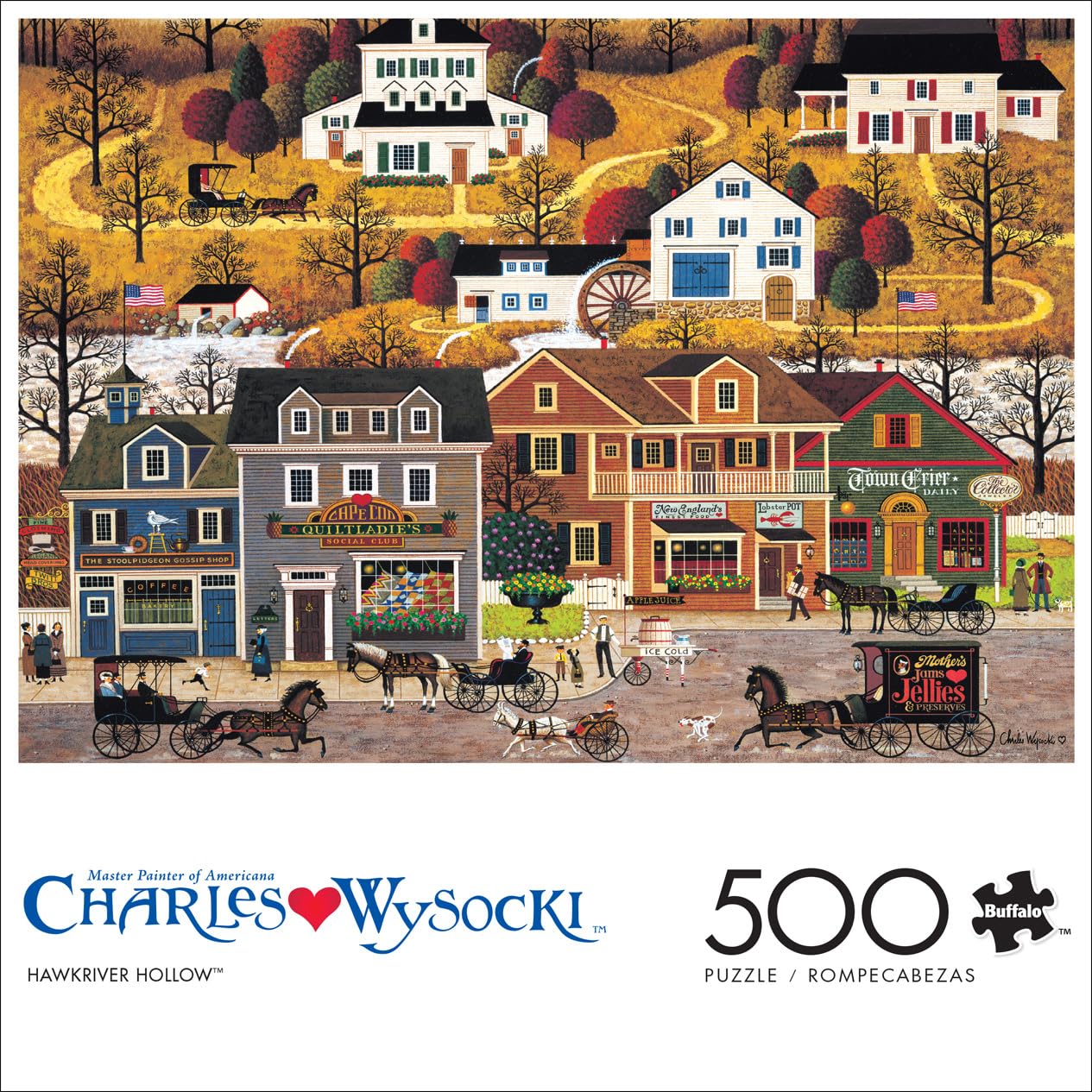 Amazon | Buffalo Games - Charles Wysocki - ホーク川の秘宝 - 500