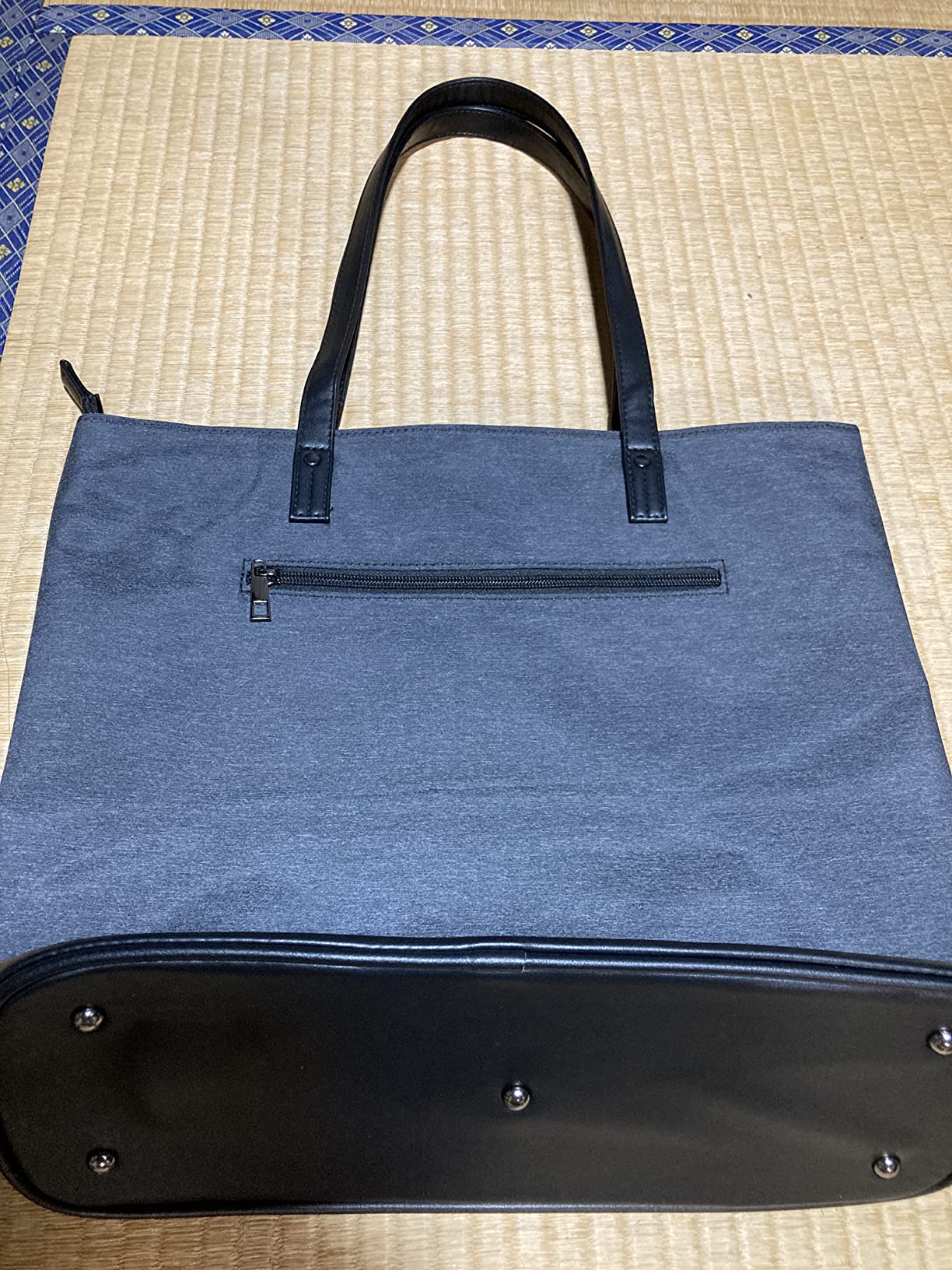 トートバッグ メンズ ビジネス トート 3色 ナイロン 撥水 大容量 a4 レザー 革 通勤 通学 軽量 カジュアル 縦型 旅行 photo review