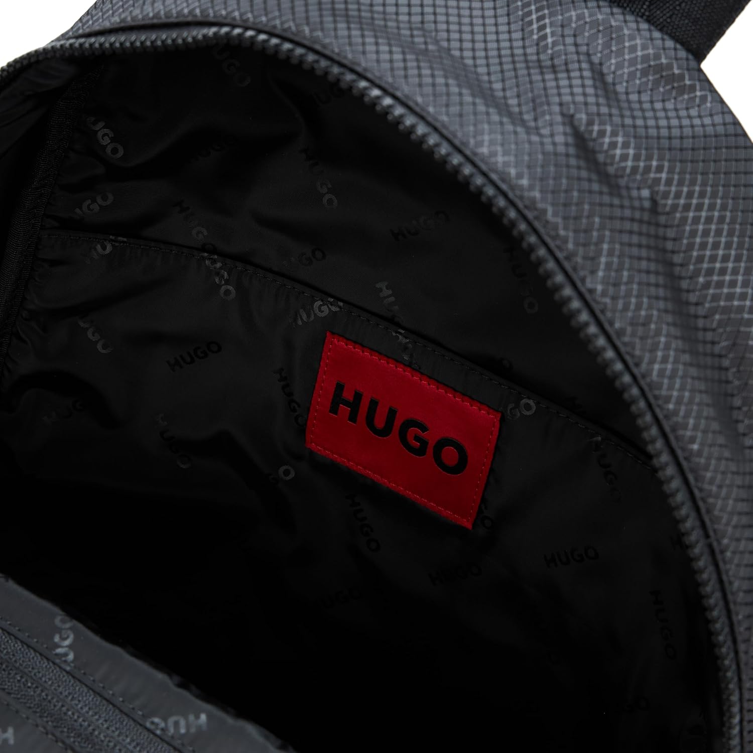 HUGO, Shaun Big Logo Day Backpack, Catfish Black, One Size - Image 5