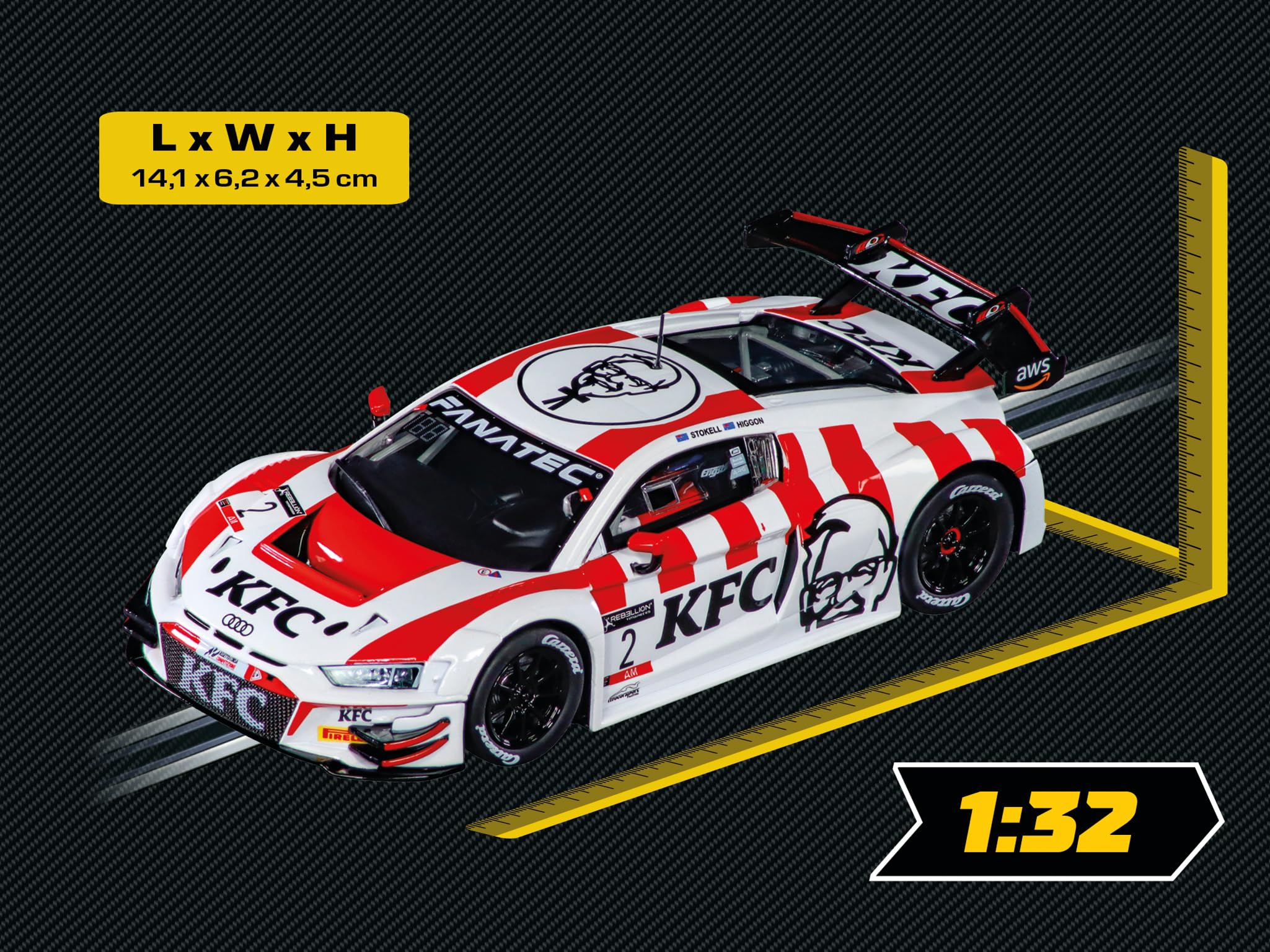 Amazon | カレラ 32073 アウディ R8 LMS GT3 evo II KFC レーシング No